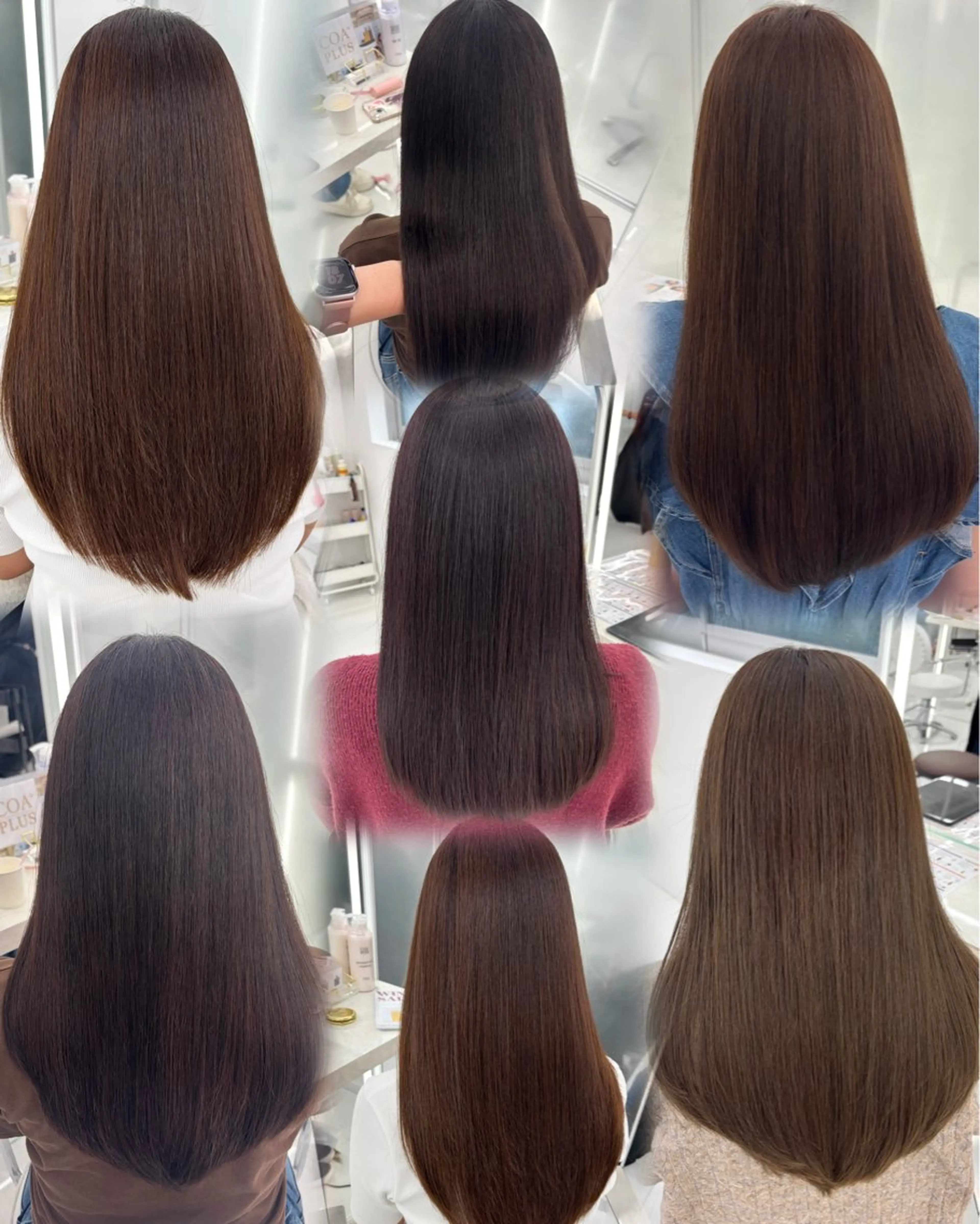 ロング トリートメント ヘアカラー トリートメント COAPLUS所属・韓国/レイヤー/ 前髪/Asamiのヘアスタイル
