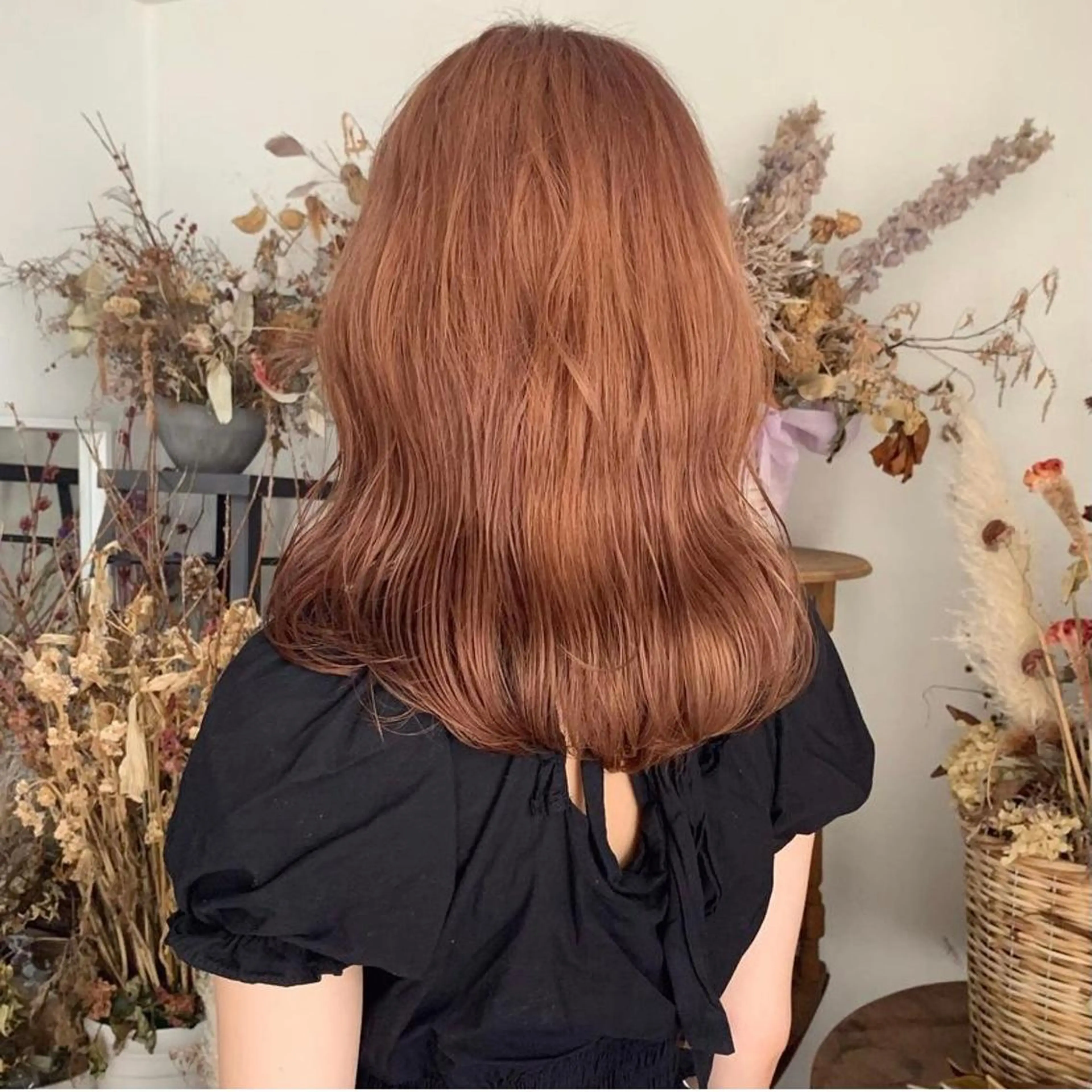 セミロング カラー ベージュカラー ピンクカラー ヘアカラー トリートメント 🎀taro ブリーチなしカラーのヘアスタイル