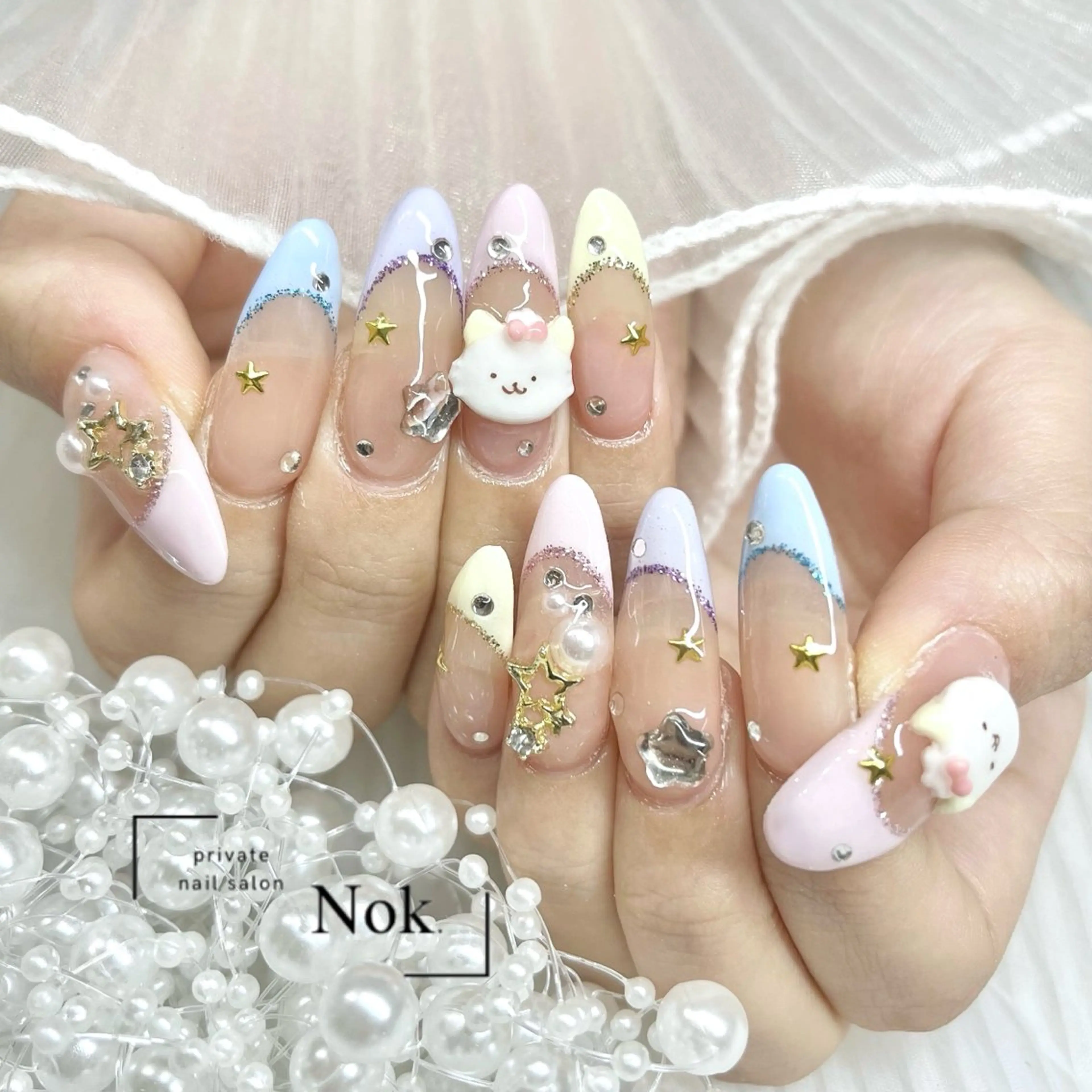 ネイル ハンドネイル 池袋痛ネイル Nok. 渡辺のネイルデザイン