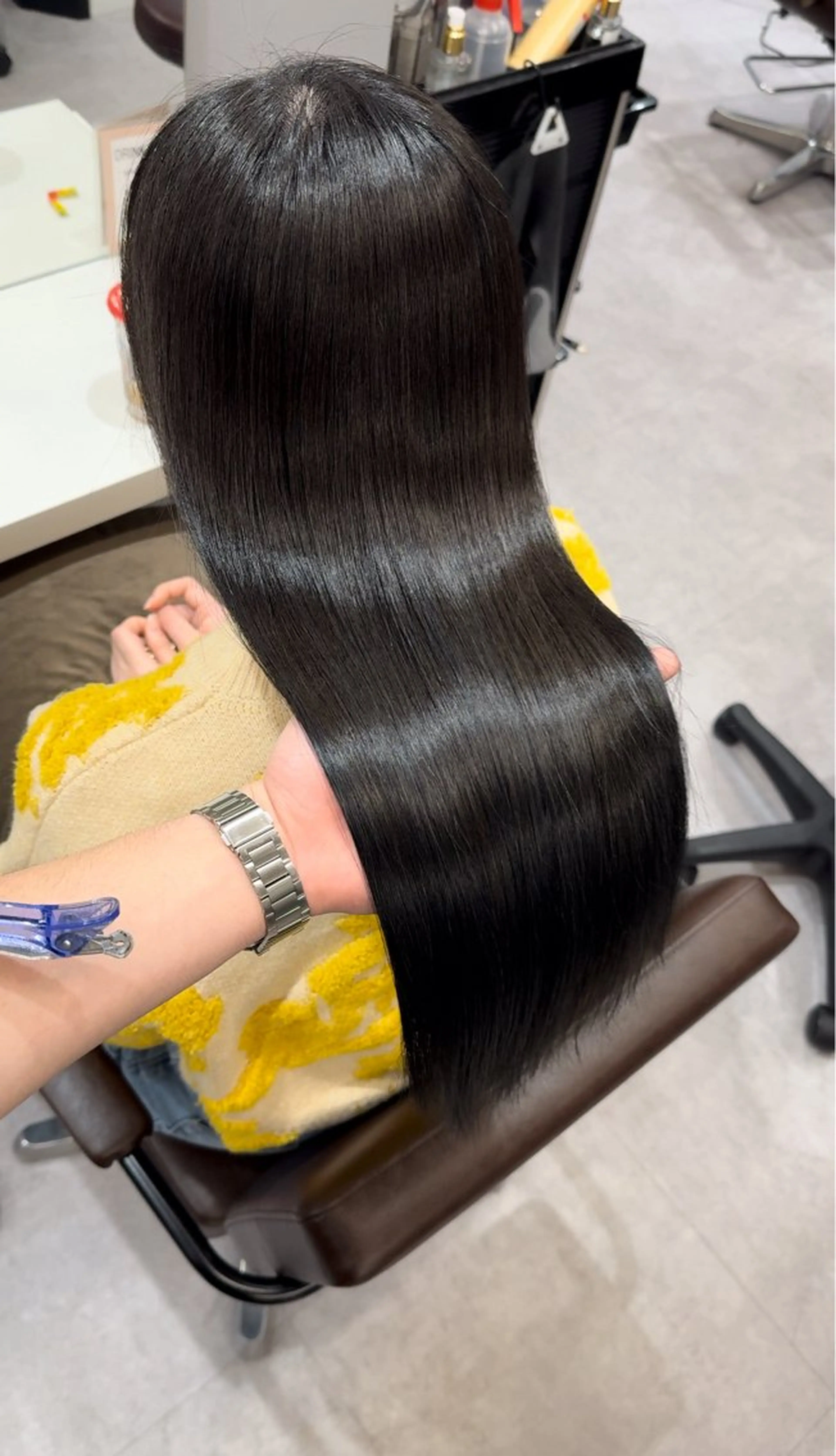 ロング カット 縮毛矯正 トリートメント 髪質改善×縮毛矯正 Core梅田　片山のヘアスタイル