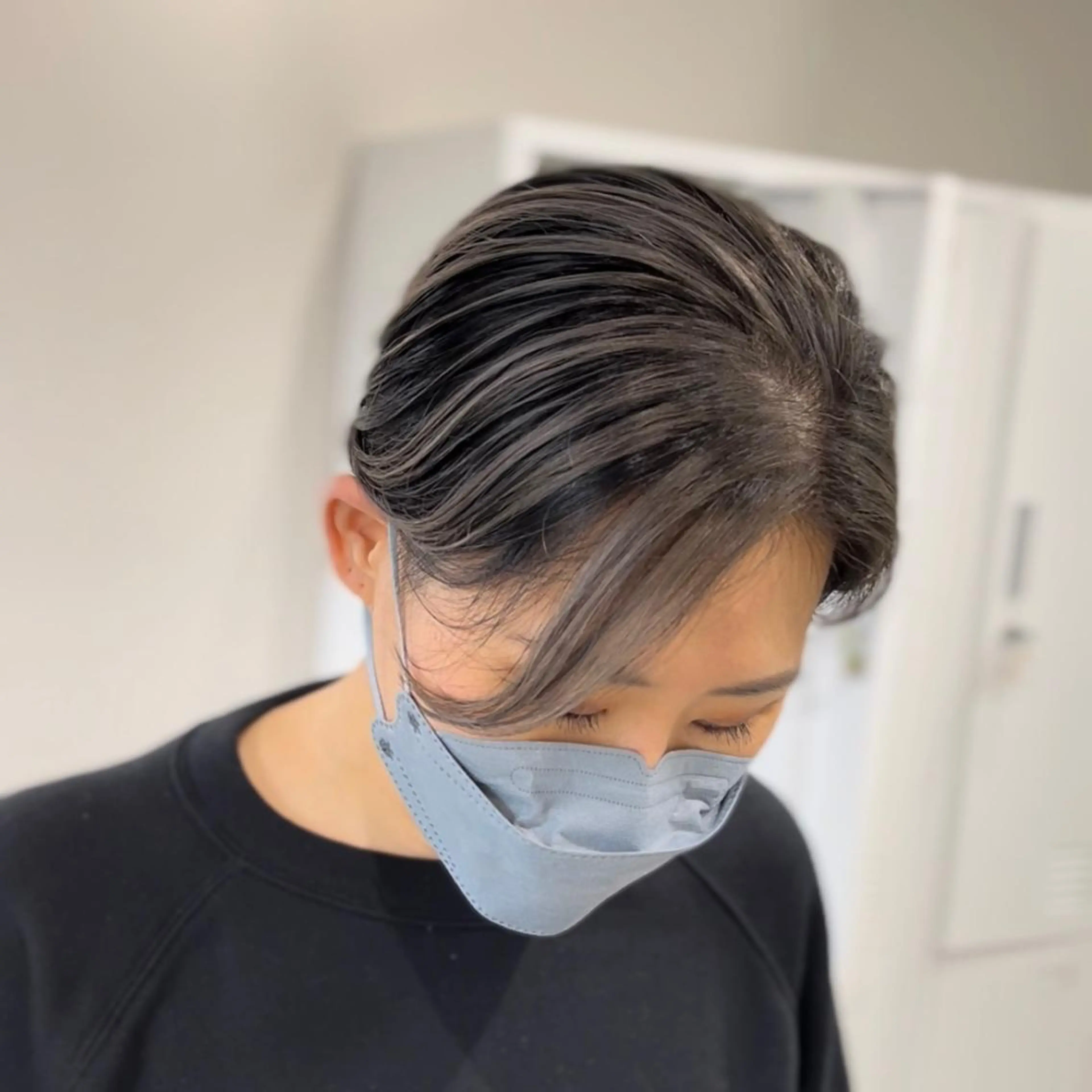 ショート カラー ハンサムショート ハイライトカラー ハイライト ショートヘア Lig.遠藤 航平のヘアスタイル