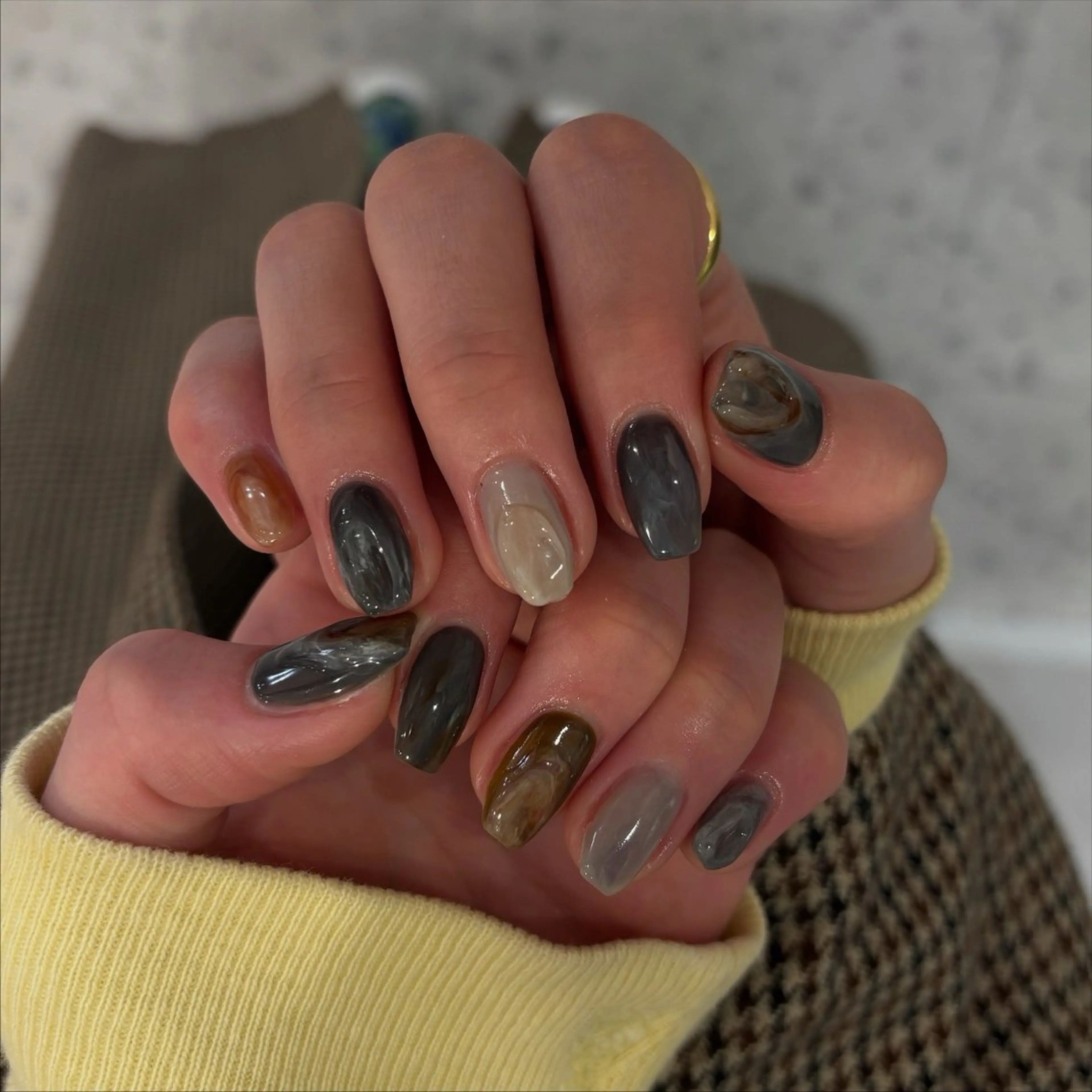 ネイル ニュアンスネイル ハンドネイル 個性派ニュアンス ネイル Nao.のネイルデザイン