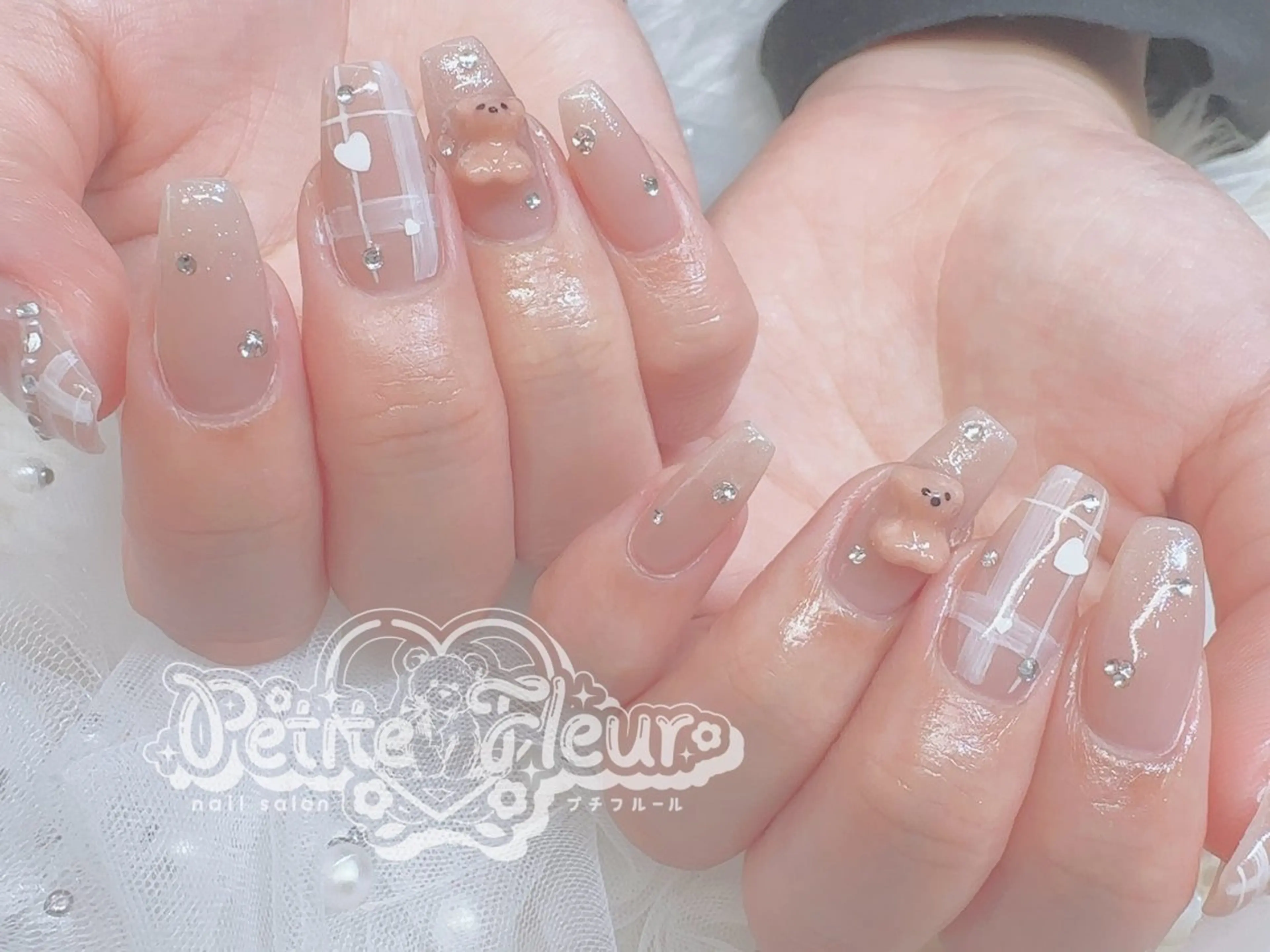 ネイル ハンドネイル ❁⃘*。Petite fleur❁⃘*りさのネイルデザイン