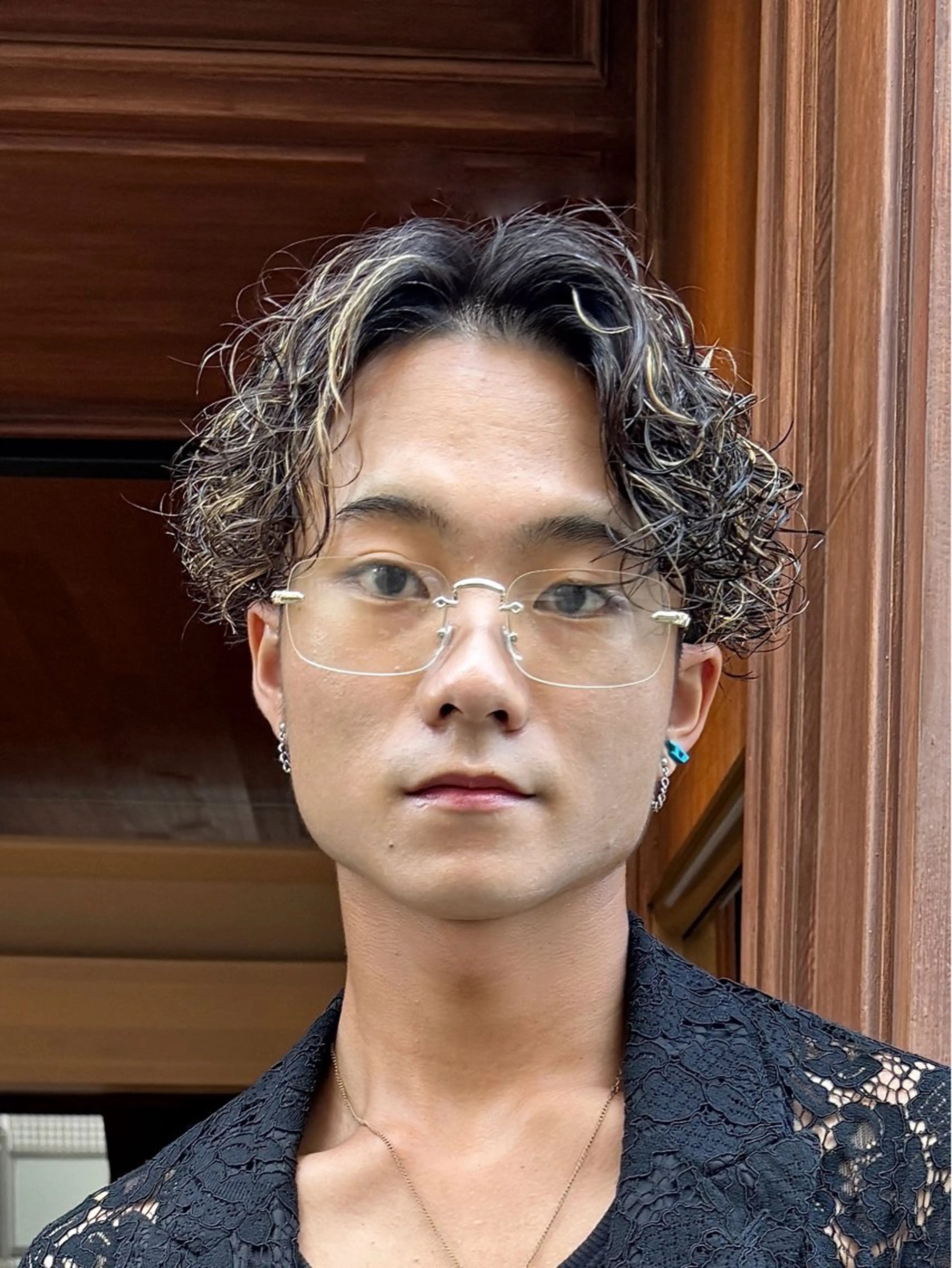ショート カット パーマ 森田 鴻之介のヘアスタイル