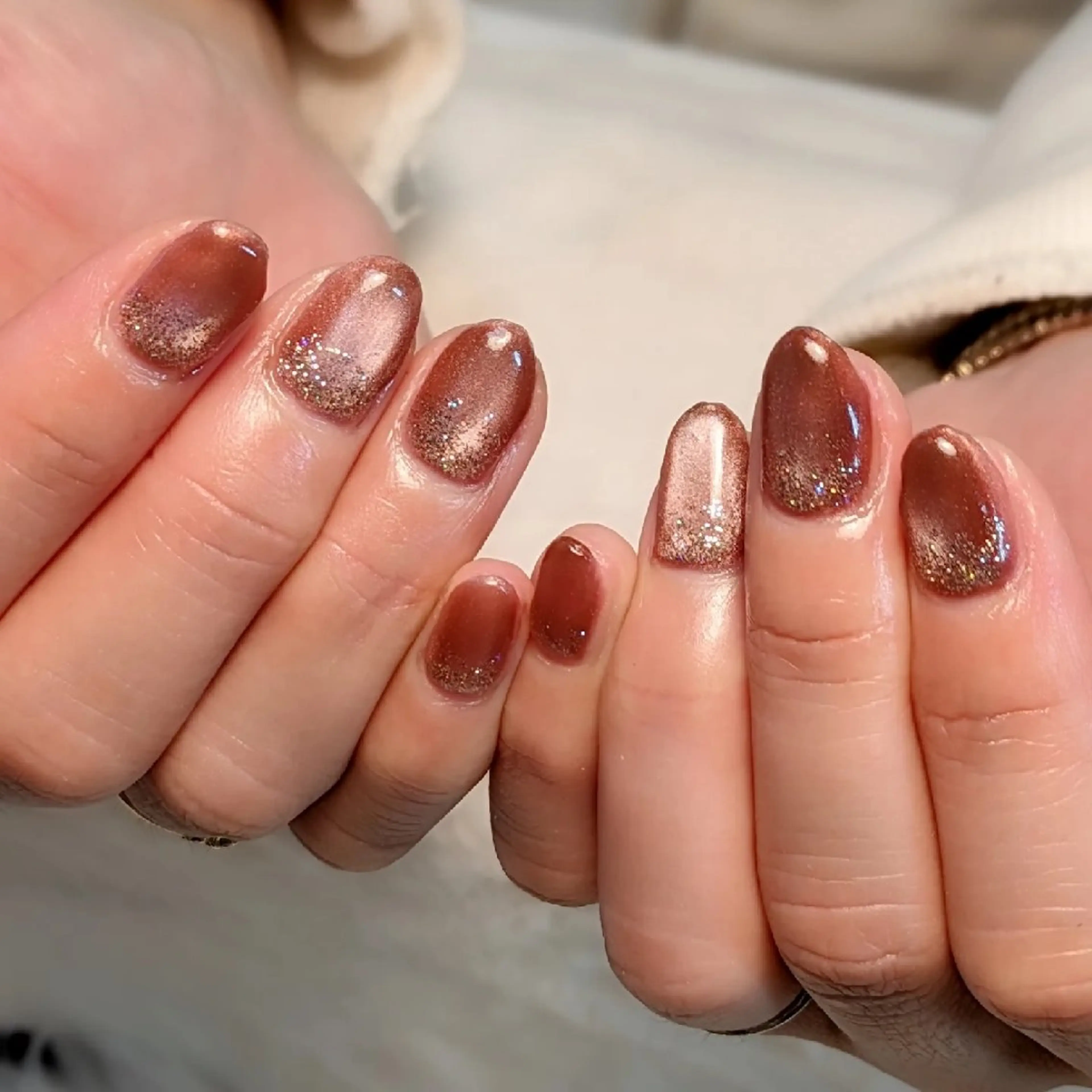 ネイル マグネットネイル 春ネイル m&pPrivate nailsalonのネイルデザイン