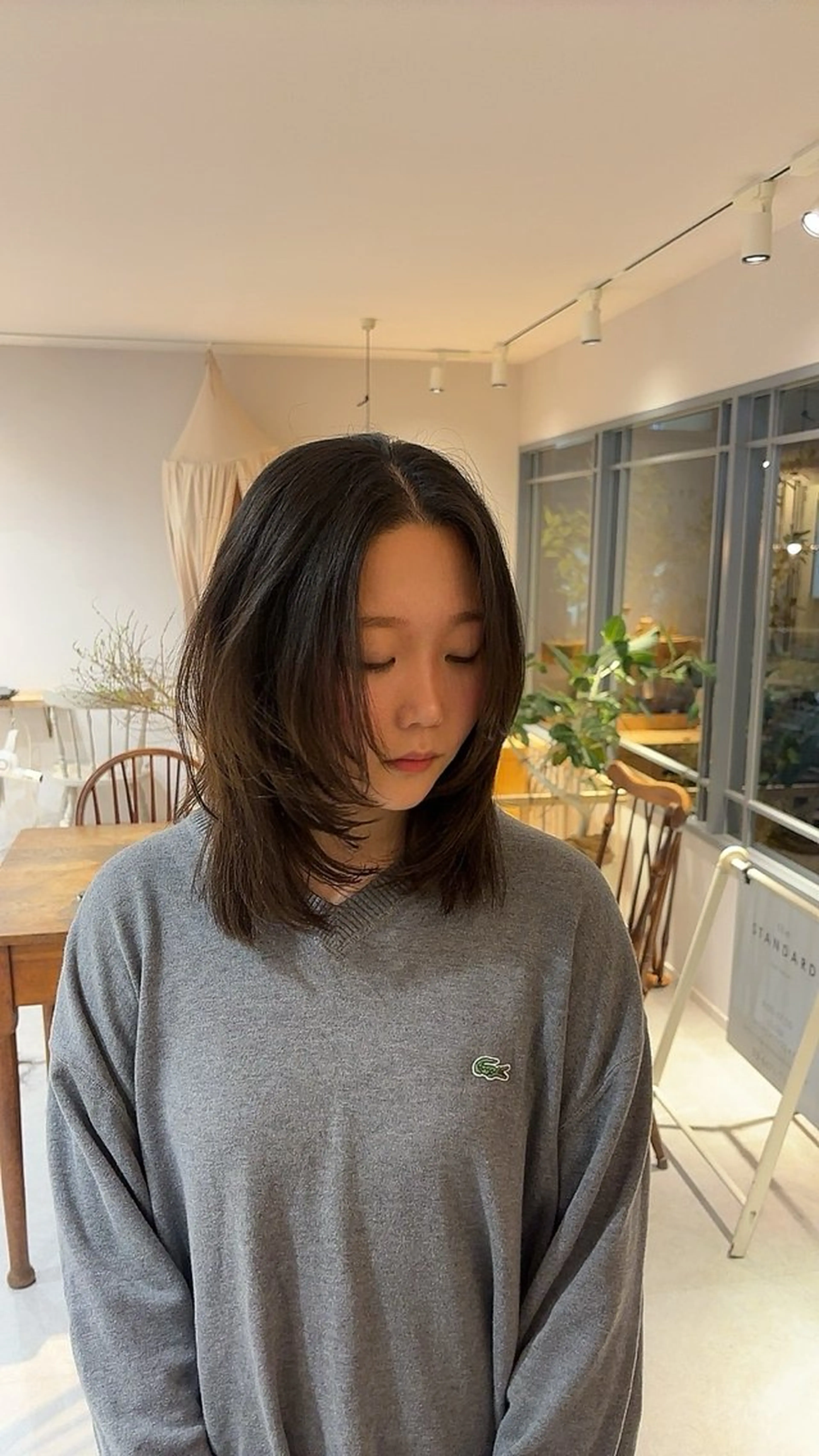 ミディアム yu- naのヘアスタイル
