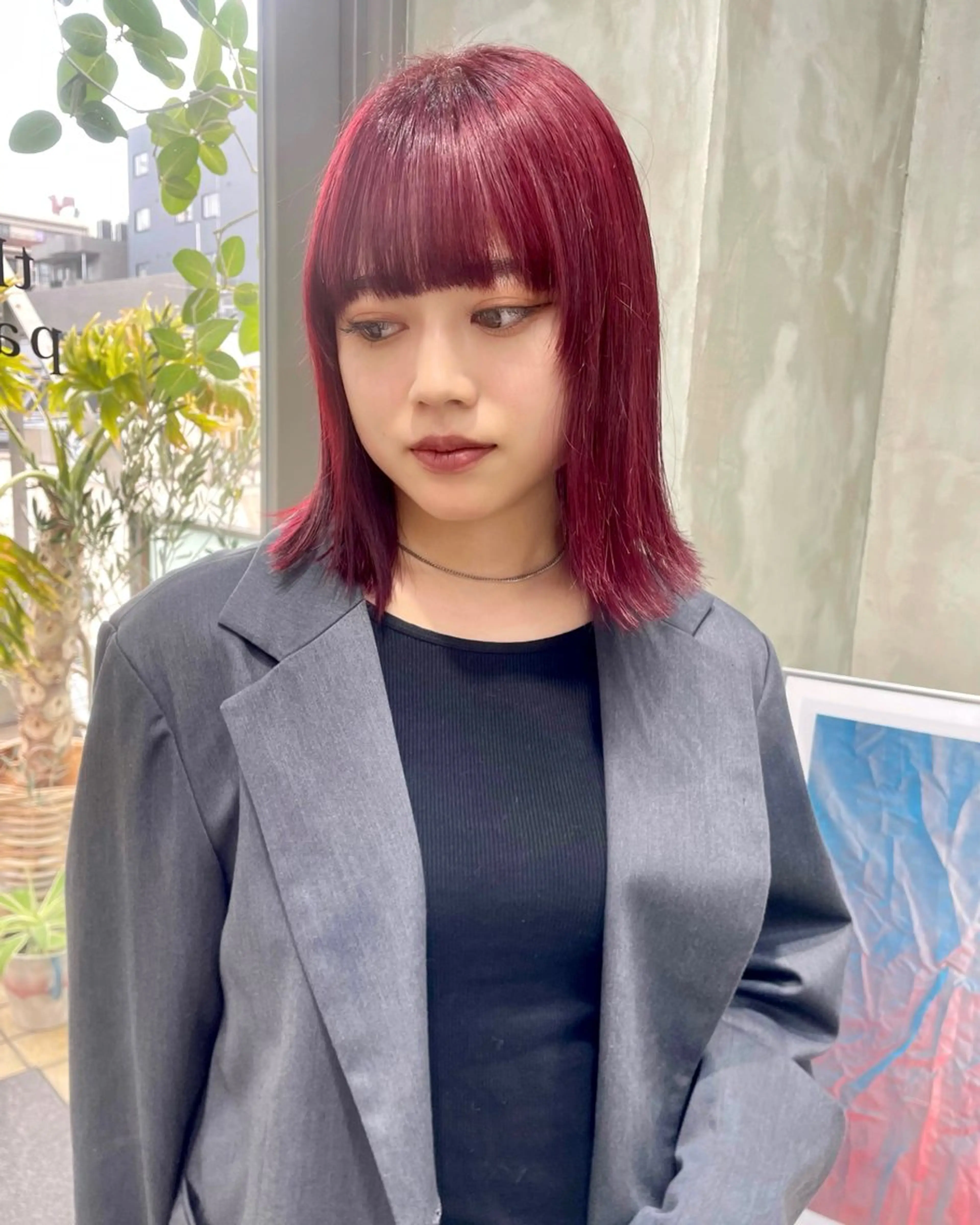 ミディアム カラー カット ヘアカラー カノン/アニメ漫画 好き美容師︎💕︎︎のヘアスタイル