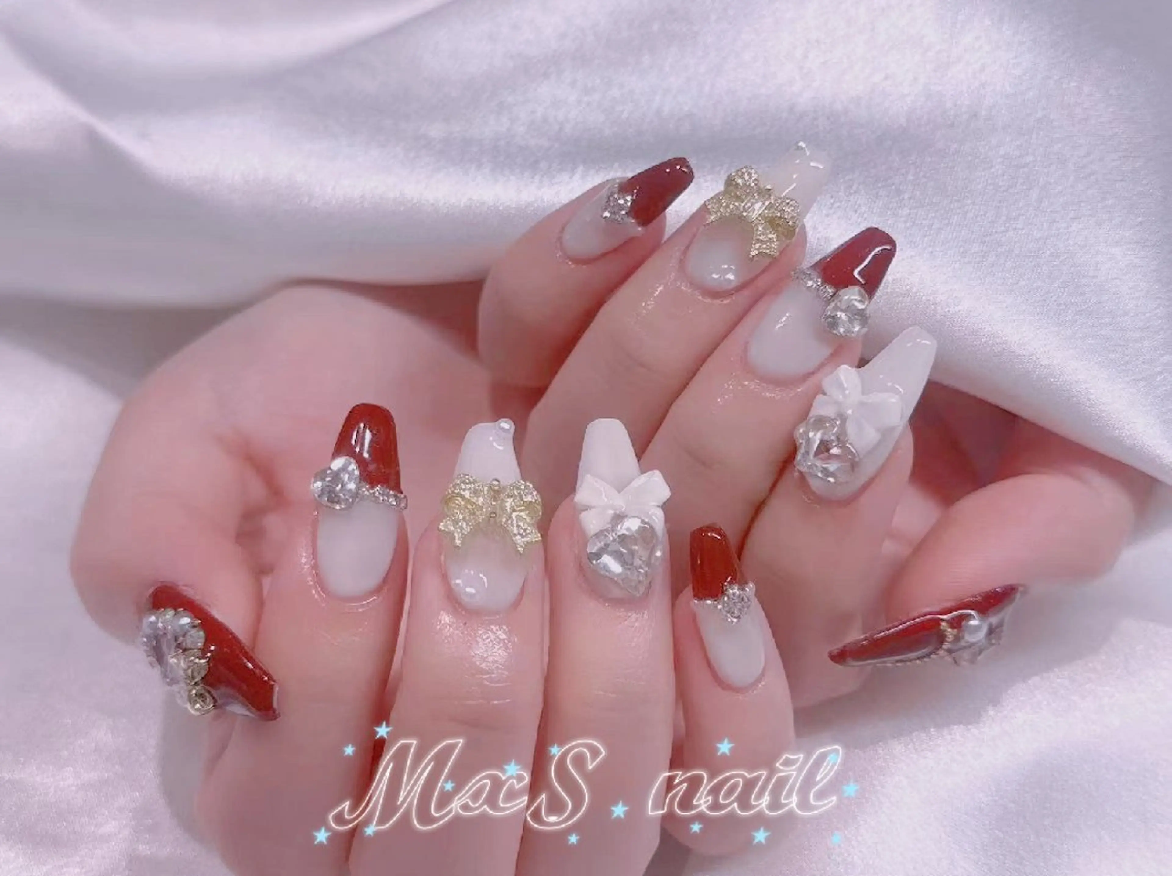 ネイル ハンドネイル MxS Nail(長さだし/フィルイン/マグネット/韓国ネイル/ワンホンネイル/ワンカラー)所属・MxS リィリィのネイルデザイン