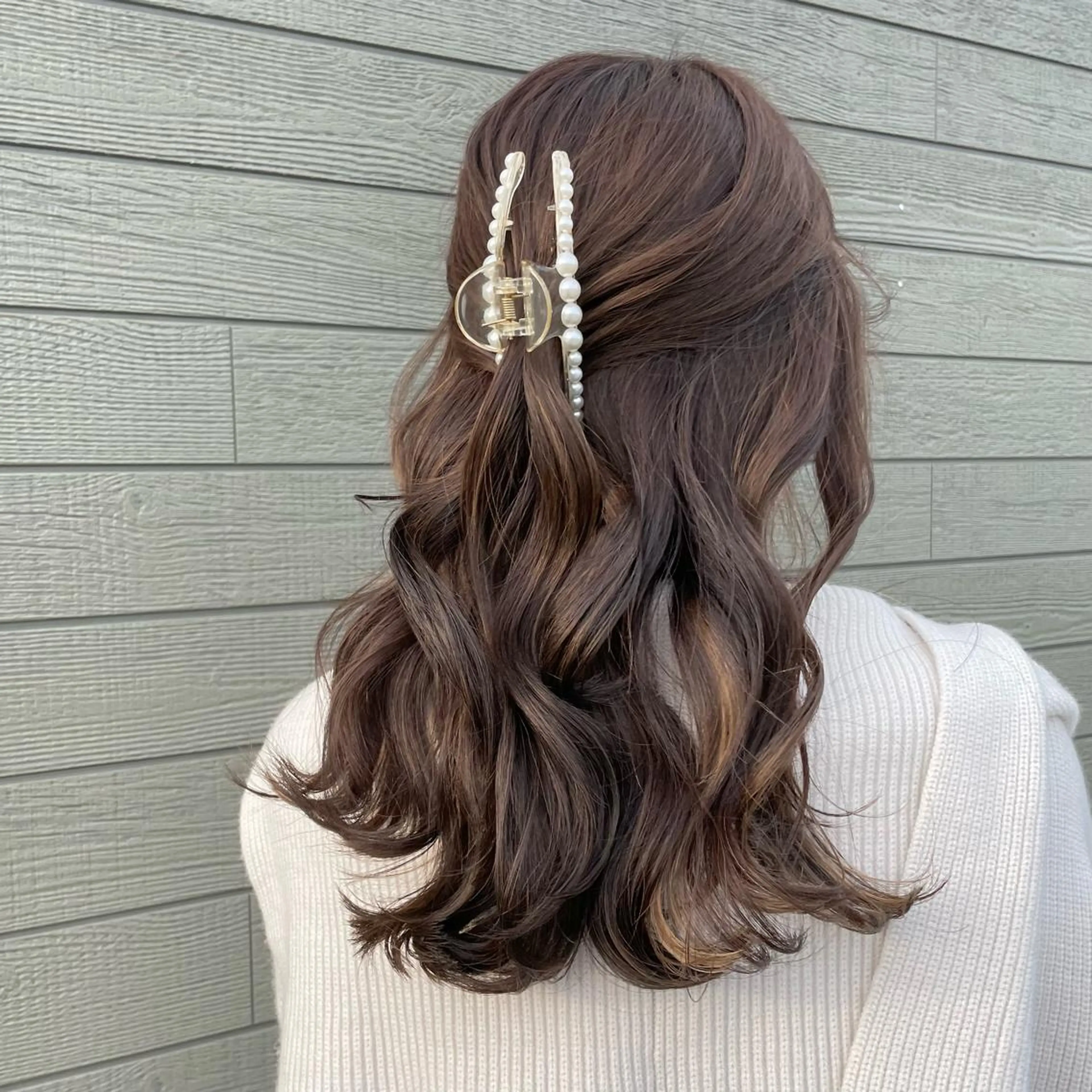 セミロング カラー ヘアカラー トリートメント aki/ハイライト /カラー専門美容師♡のヘアスタイル