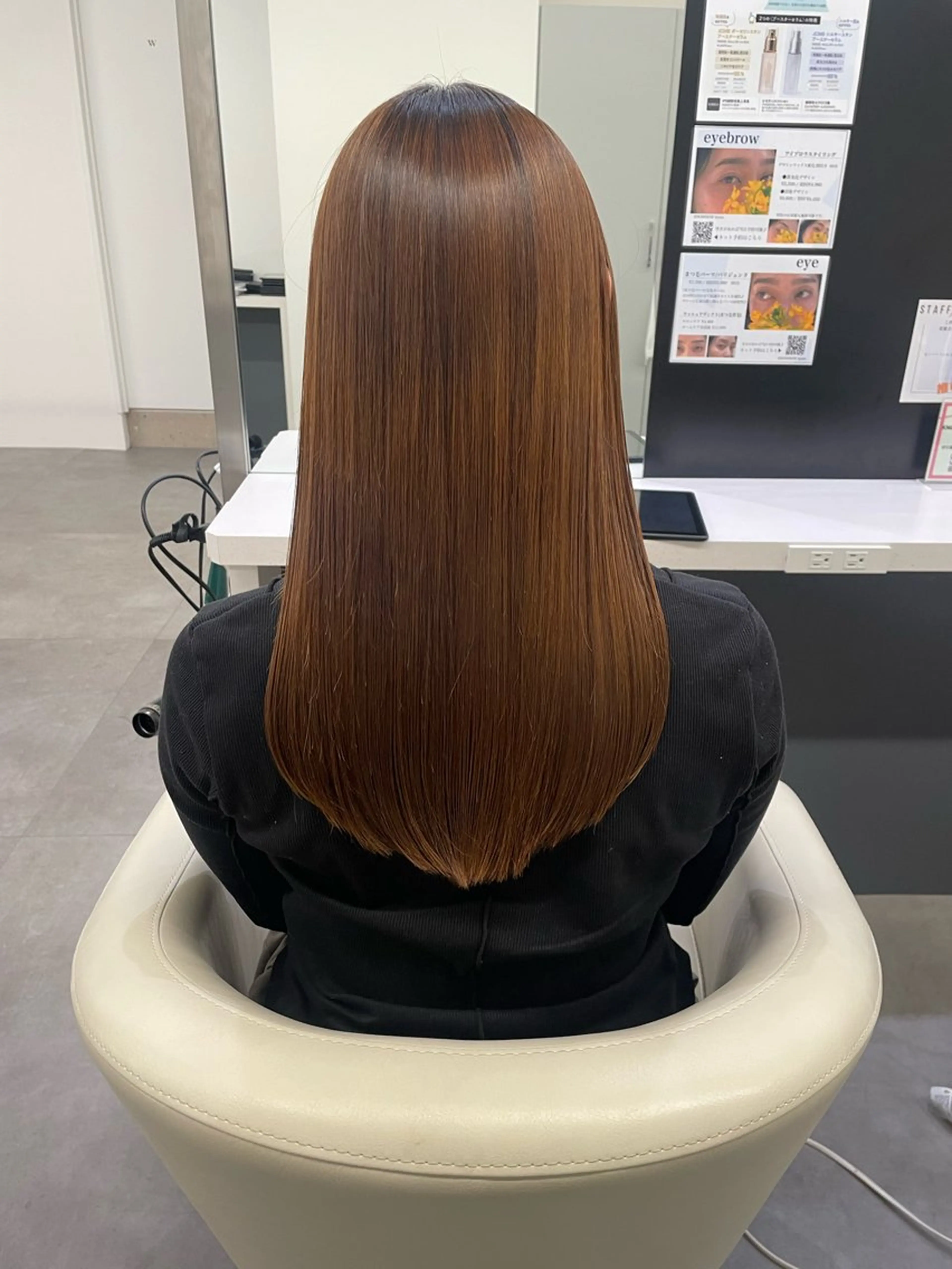 パーマ 髪質改善 ストレートパーマ カラーモデル募集/ 森本明花のヘアスタイル