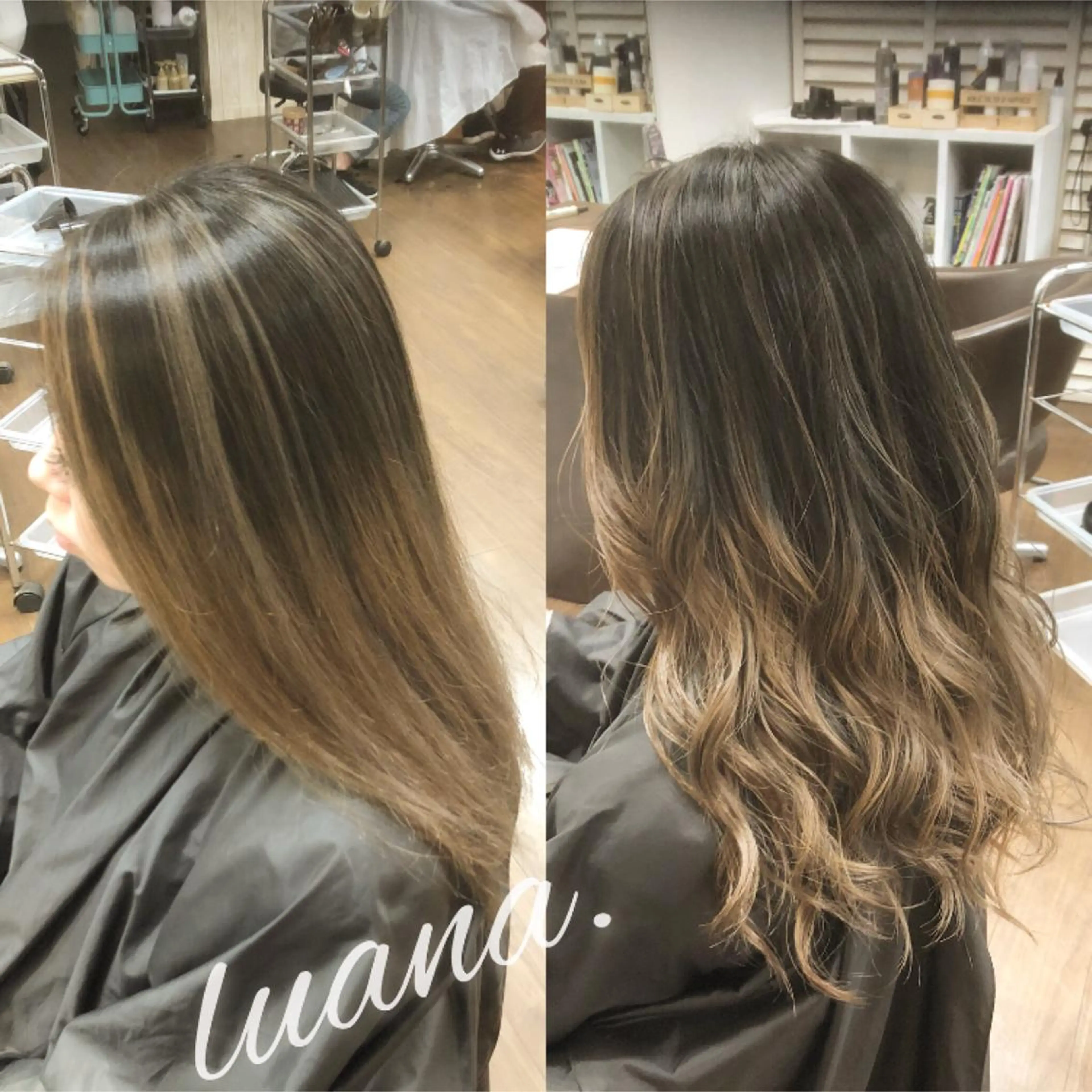 セミロング レイヤーカット ヘアカラー トリートメント エクステ・髪質改善・ ブリーチ・吉田大介のヘアスタイル