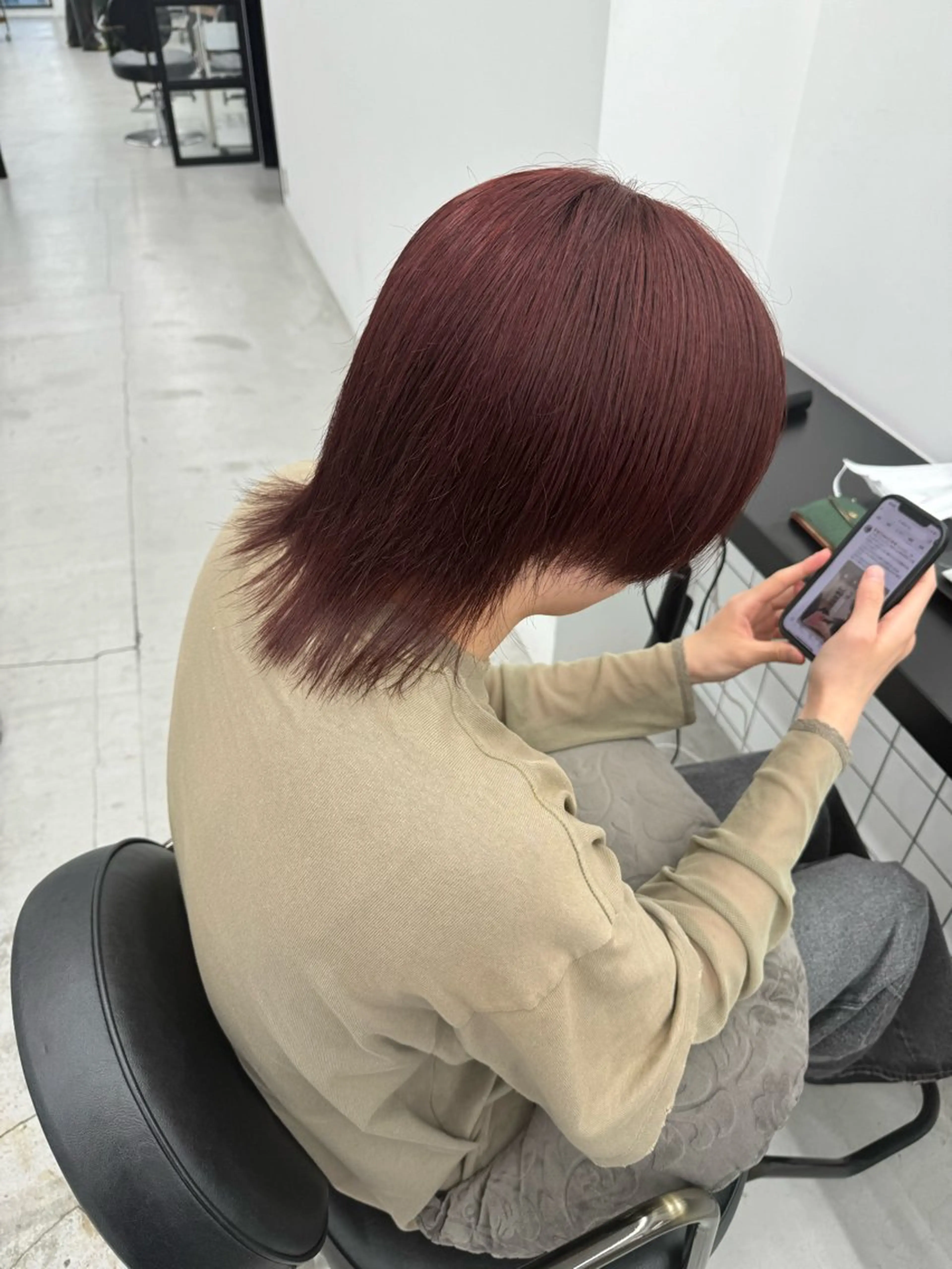 カラー ヘアカラー 矢場町/栄 chinatsu.のヘアスタイル