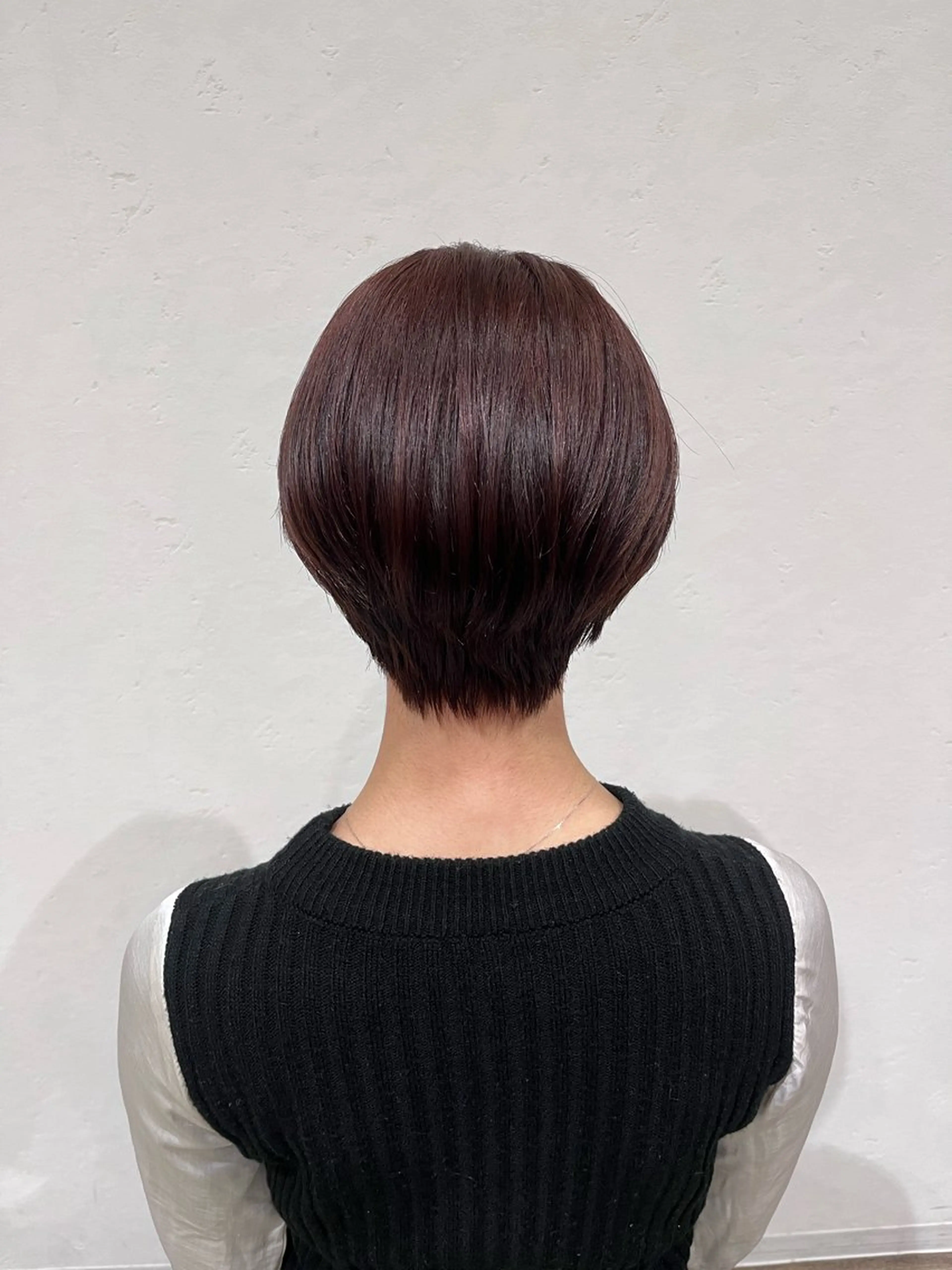 ショート ヘアカラー トリートメント 北島 遥香🫧インナ ー /ベージュカラーのヘアスタイル