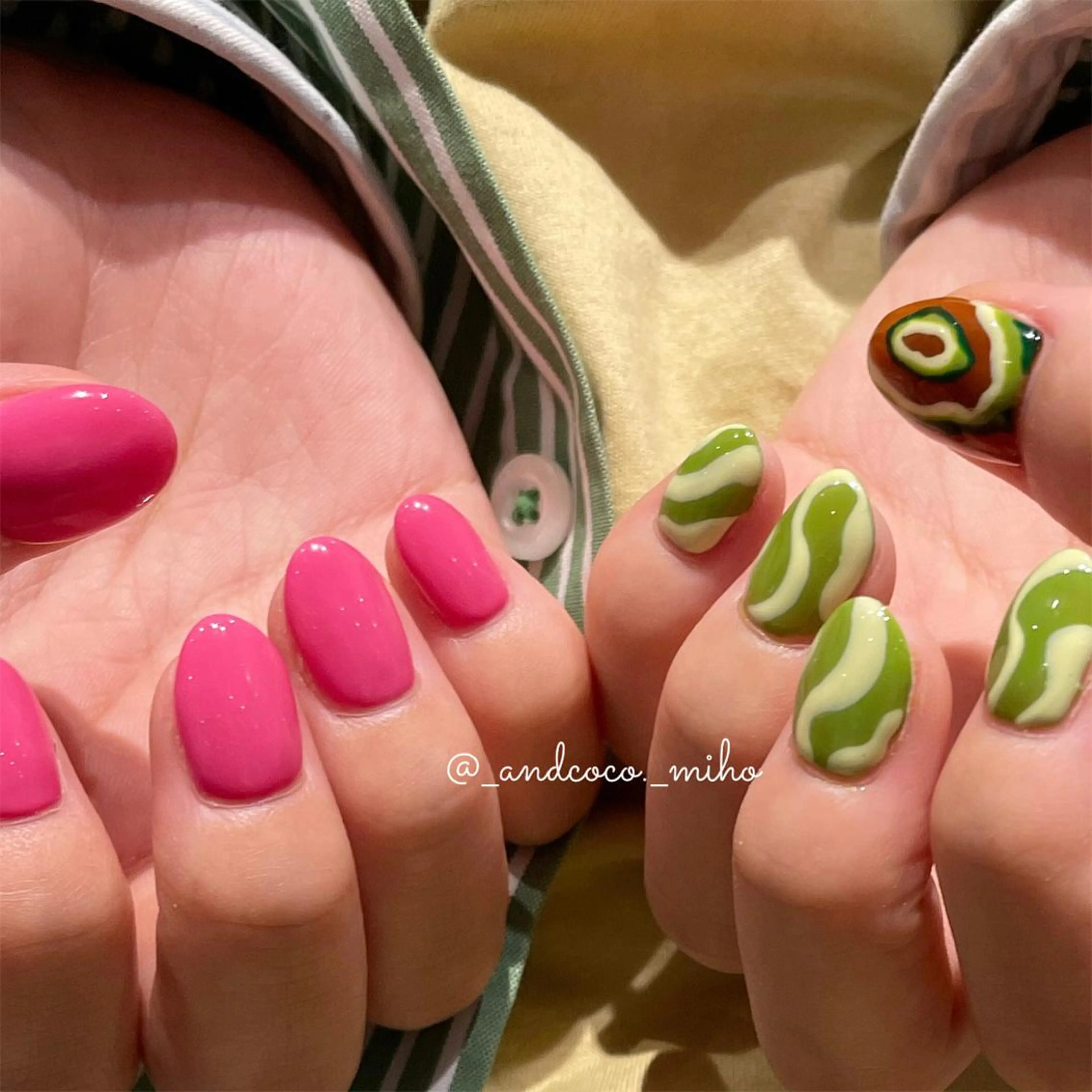 ネイル ハンドネイル And  & coco. eyelash & nail所属・Nailist〻 mihoのネイルデザイン