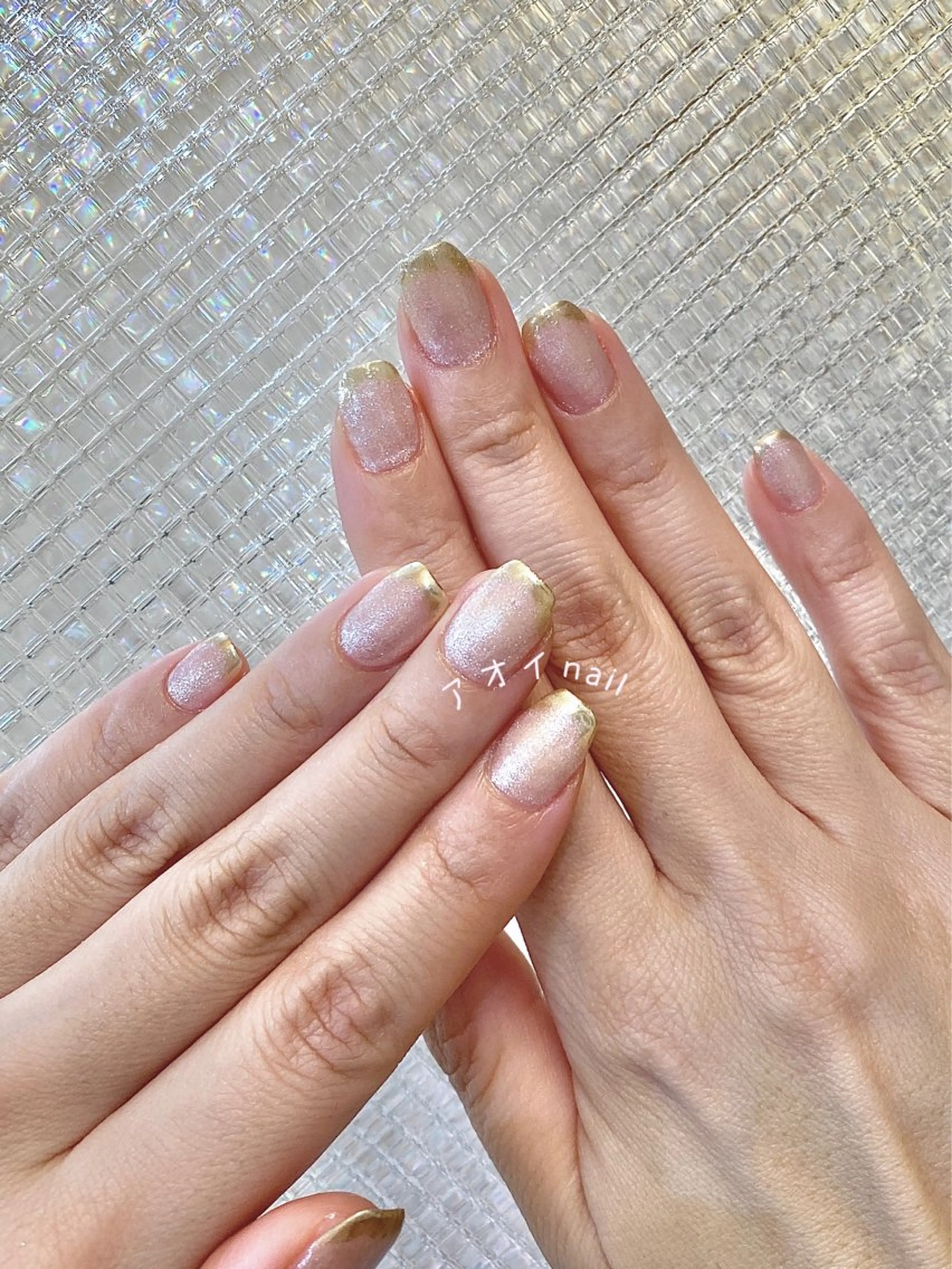 ネイル ハンドネイル ハンドケア ネイル＆アイラッシュ ∩_∩アオイのネイルデザイン