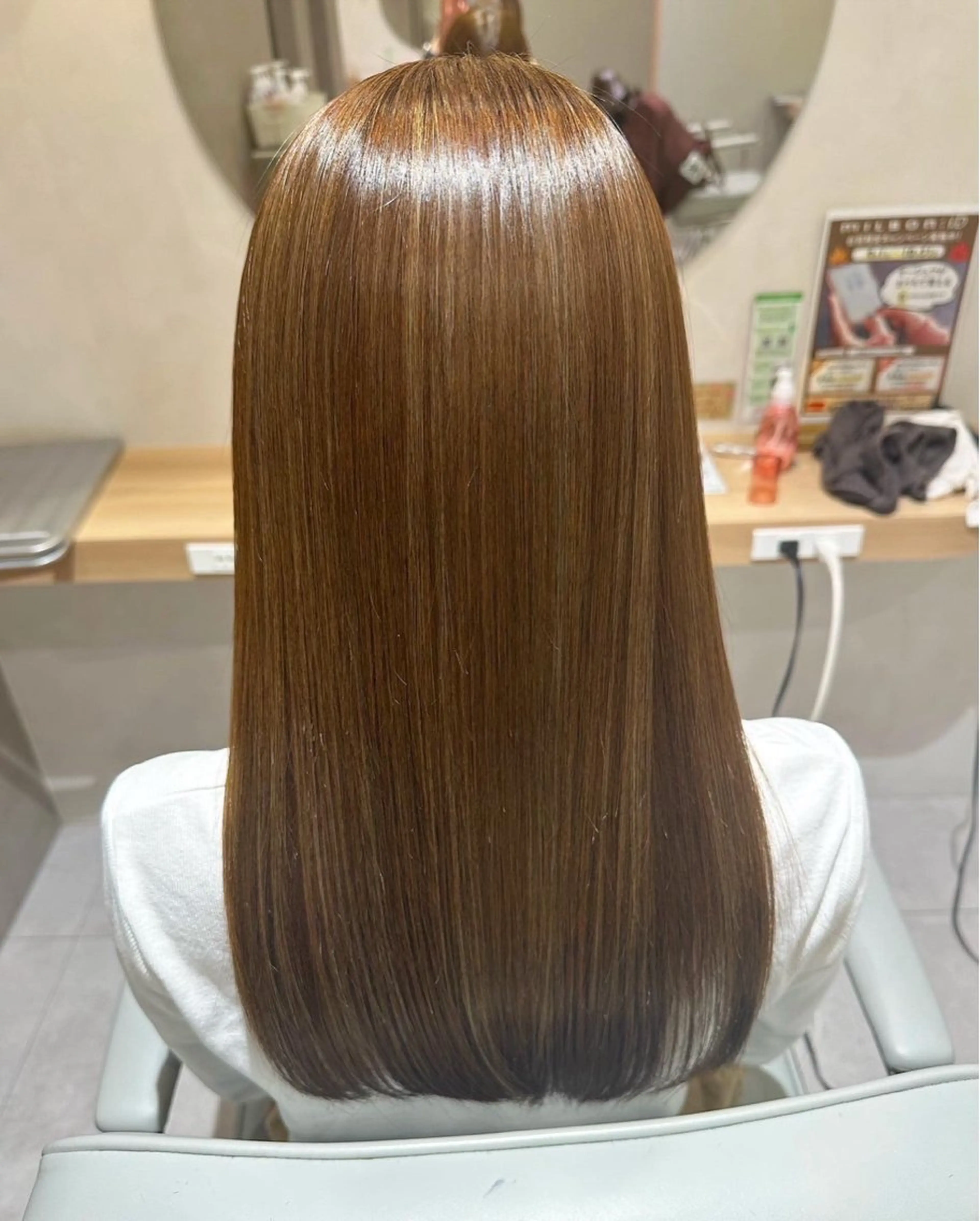 ロング カット ヘアカラー トリートメント 松本 海斐のヘアスタイル