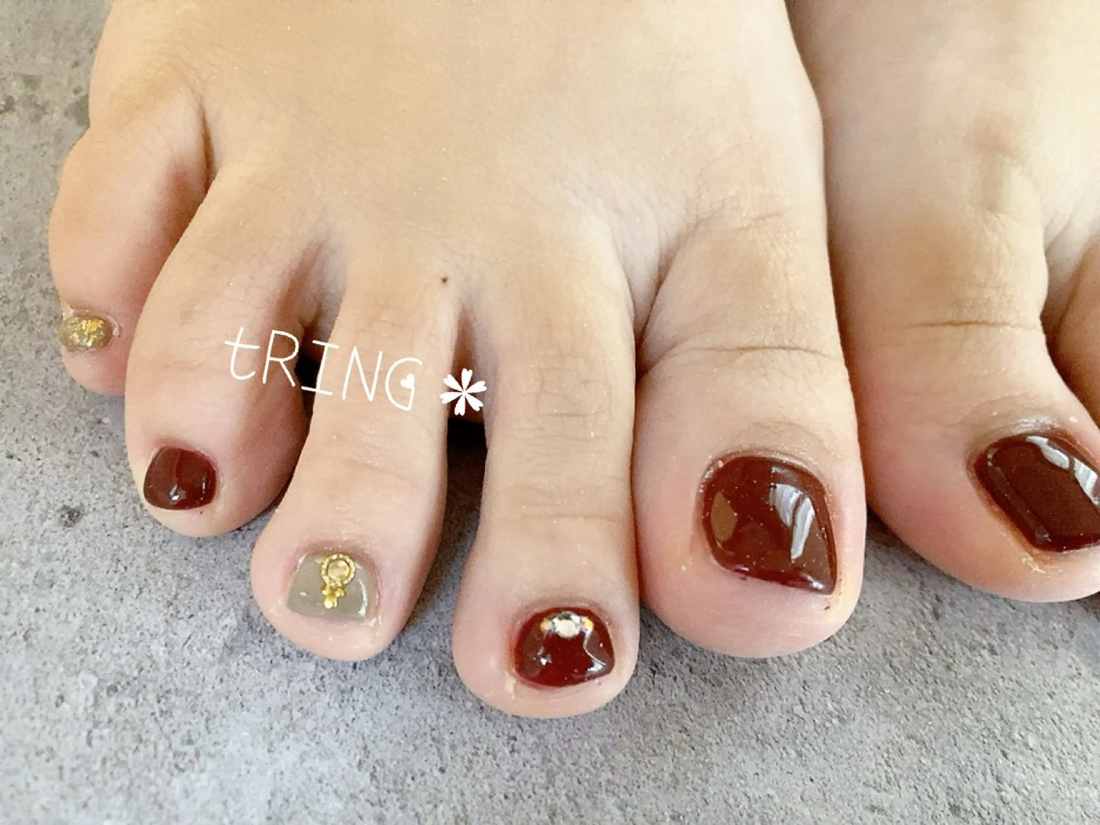 ネイル ハンドネイル tRING* しいの木台のネイルデザイン