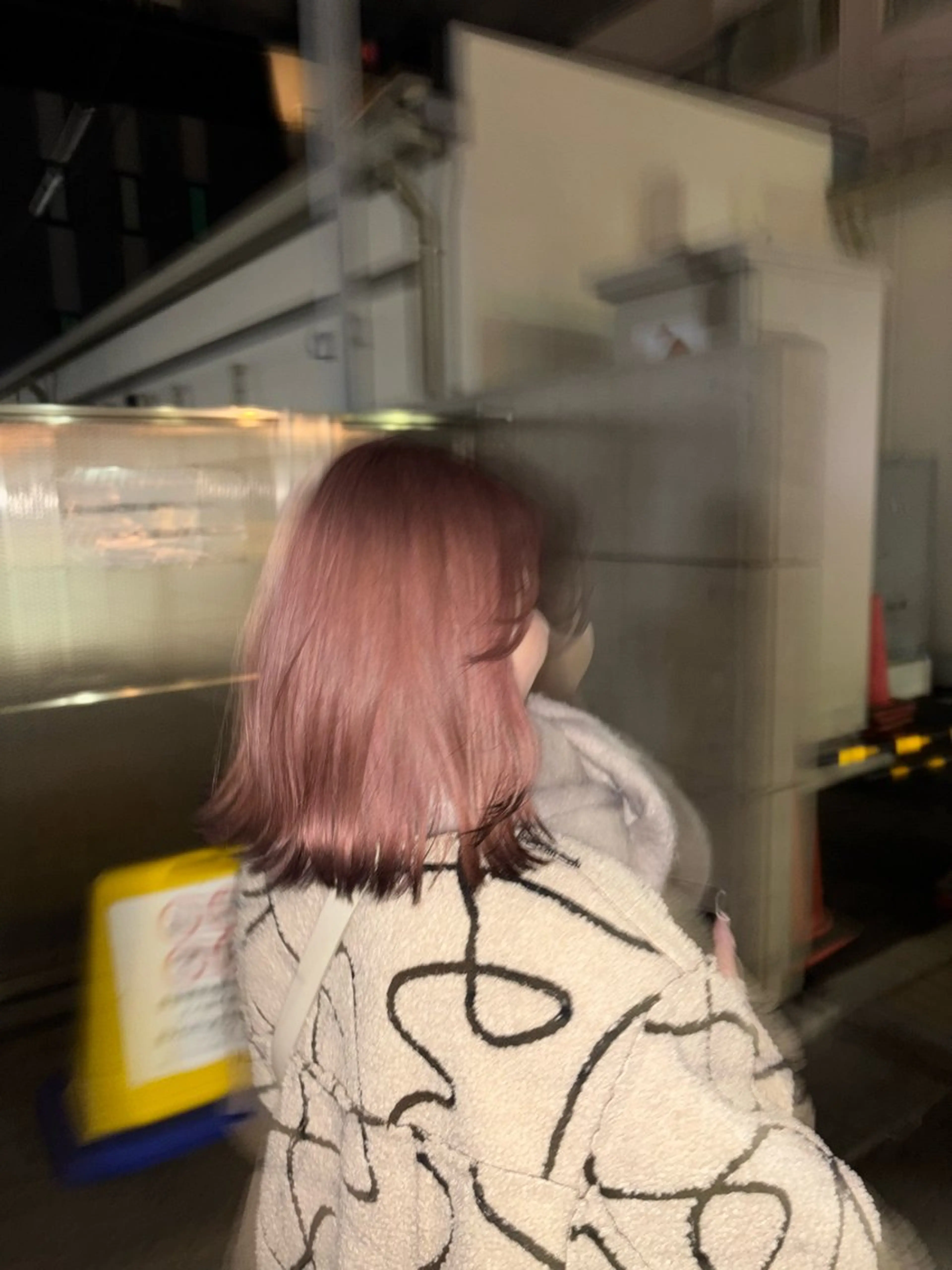 ミディアム カラー yu- naのヘアスタイル