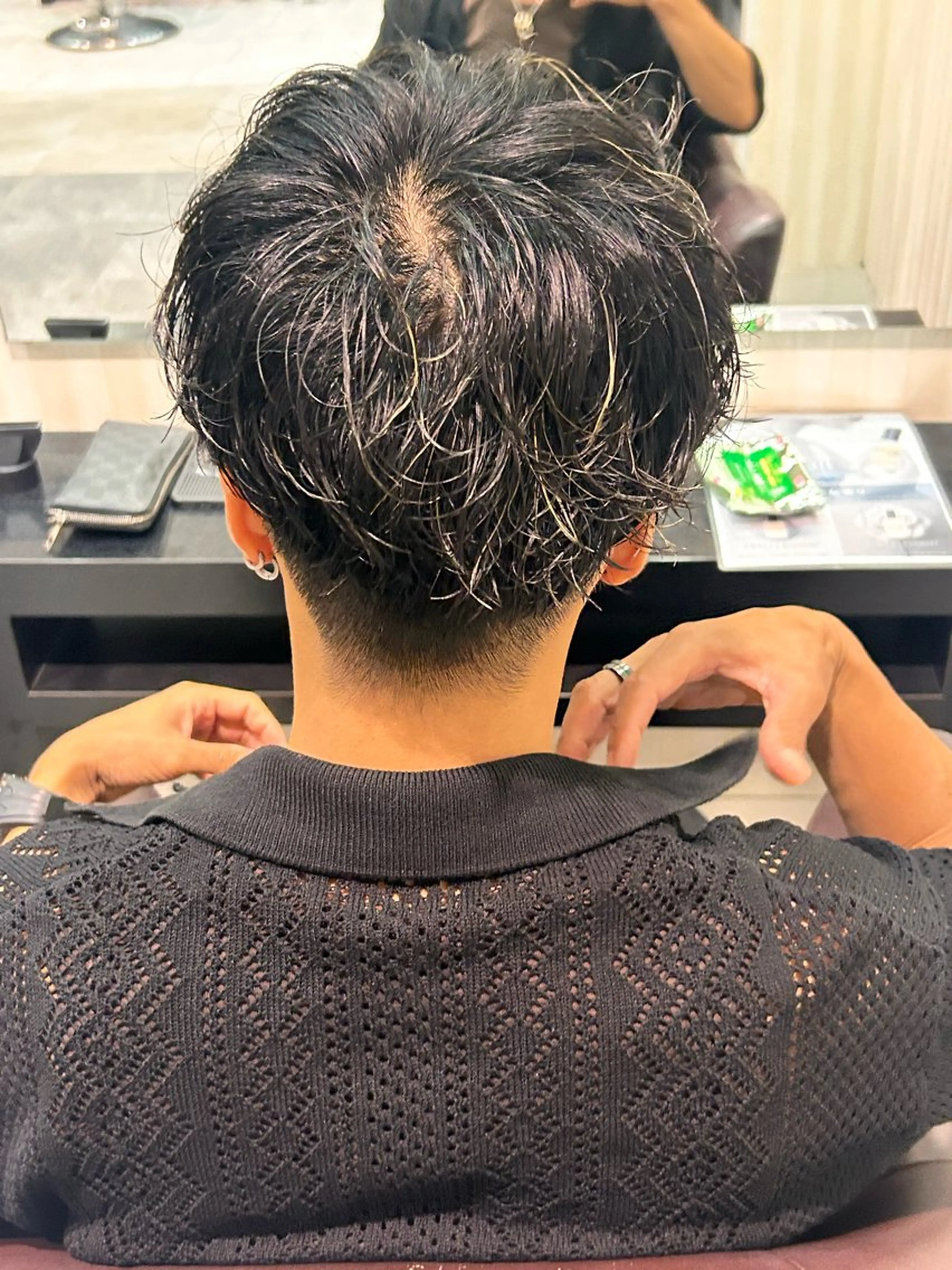 ショート パーマ メンズ カット EARTH大宮宮原店所属・🔥メンズ特化🔥 rikuのヘアスタイル