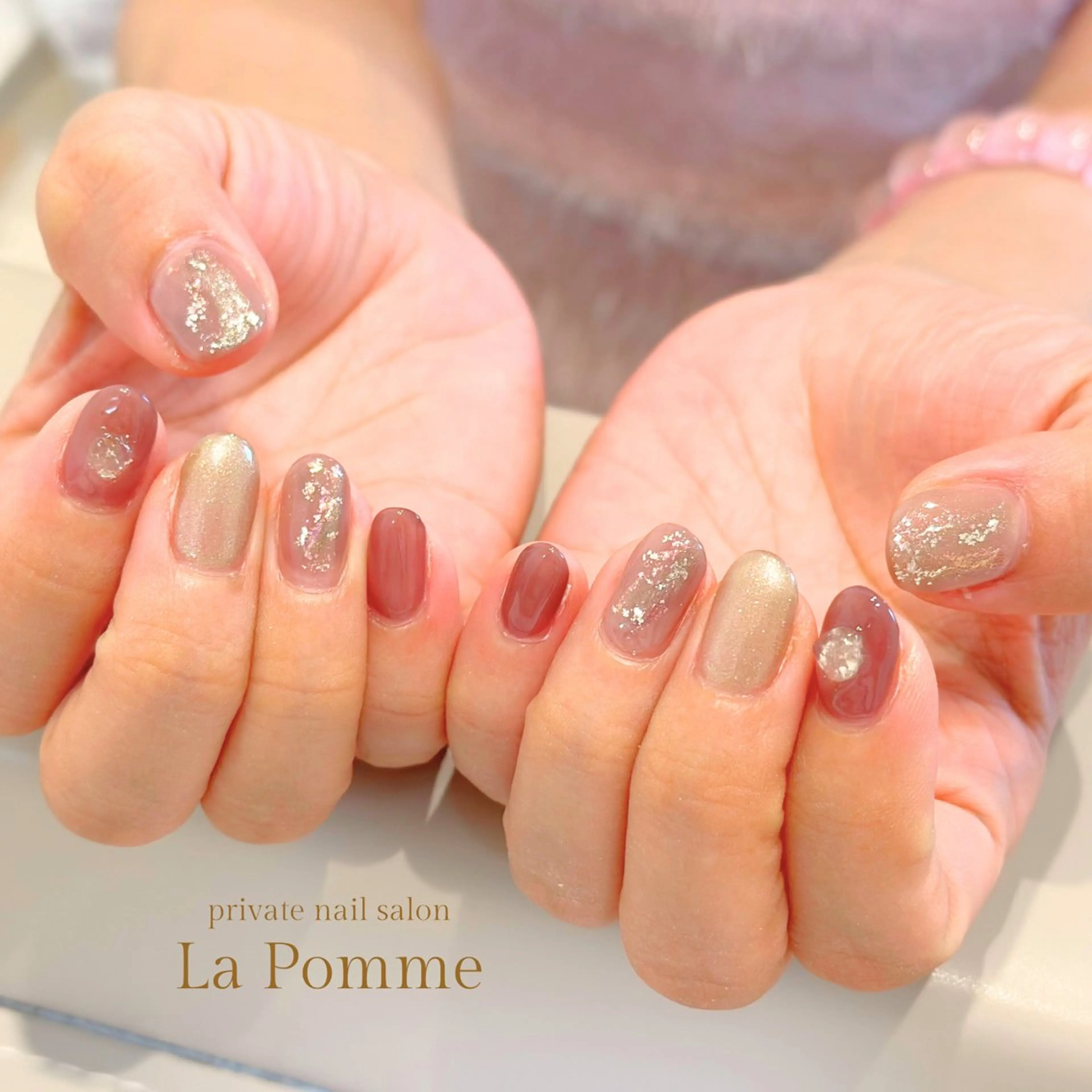 ネイル ハンドネイル nail salon La Pommeのネイルデザイン