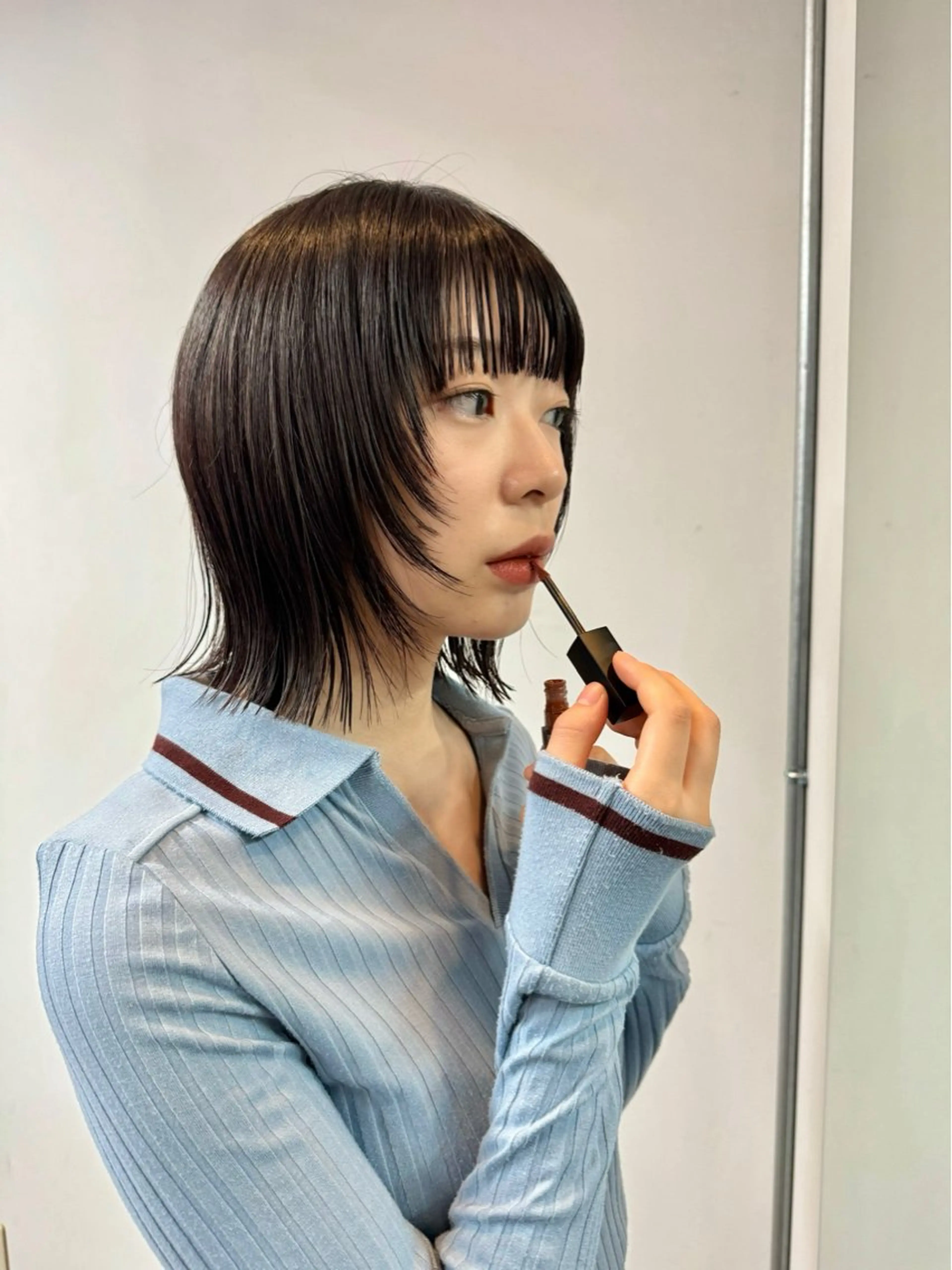ショート 顔周りカット レイヤーカット 小顔カット 古町yoro/アサミ /ショート/メンズのヘアスタイル