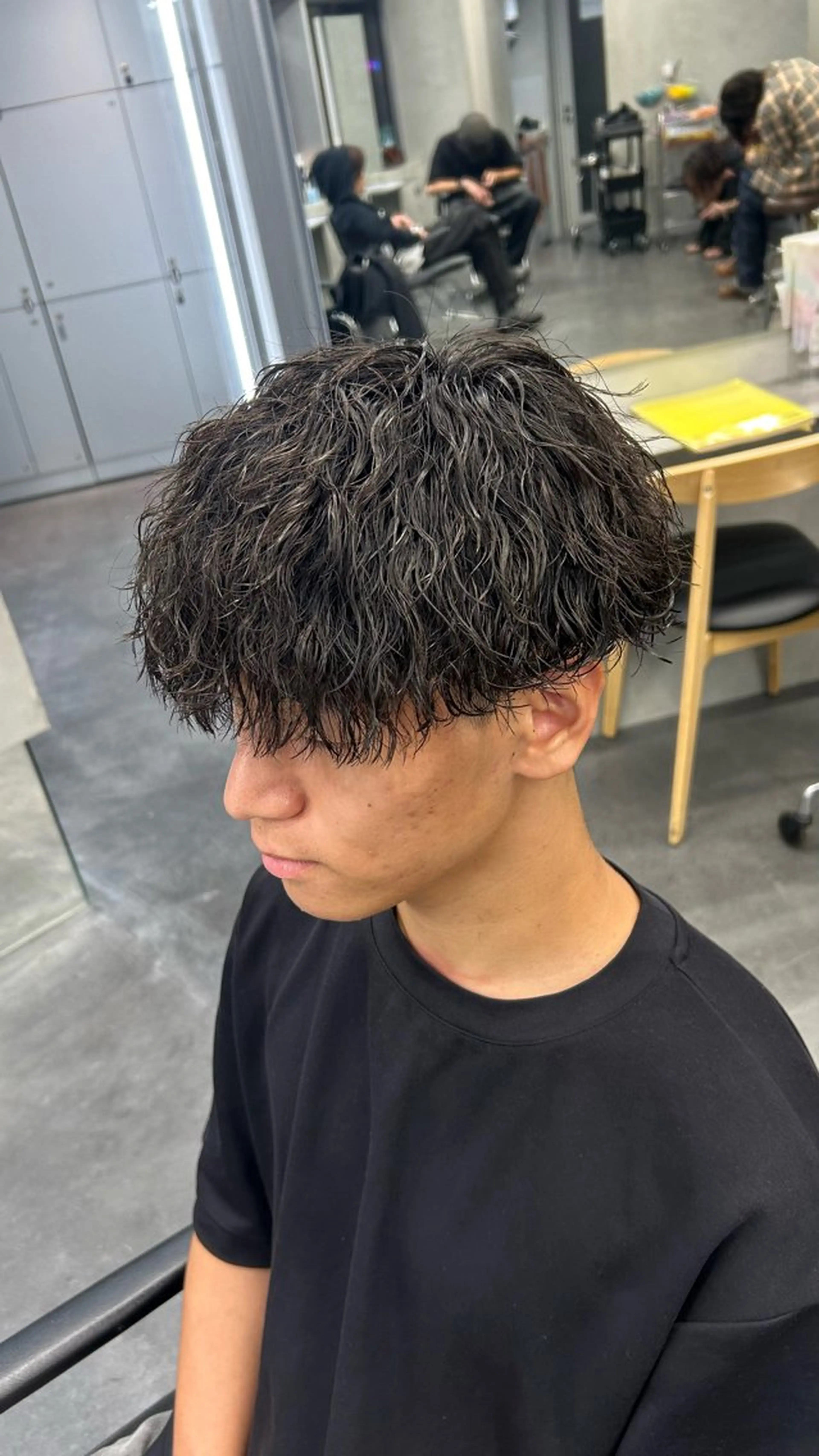 パーマ メンズ 藤平海音/fifth PARKのヘアスタイル