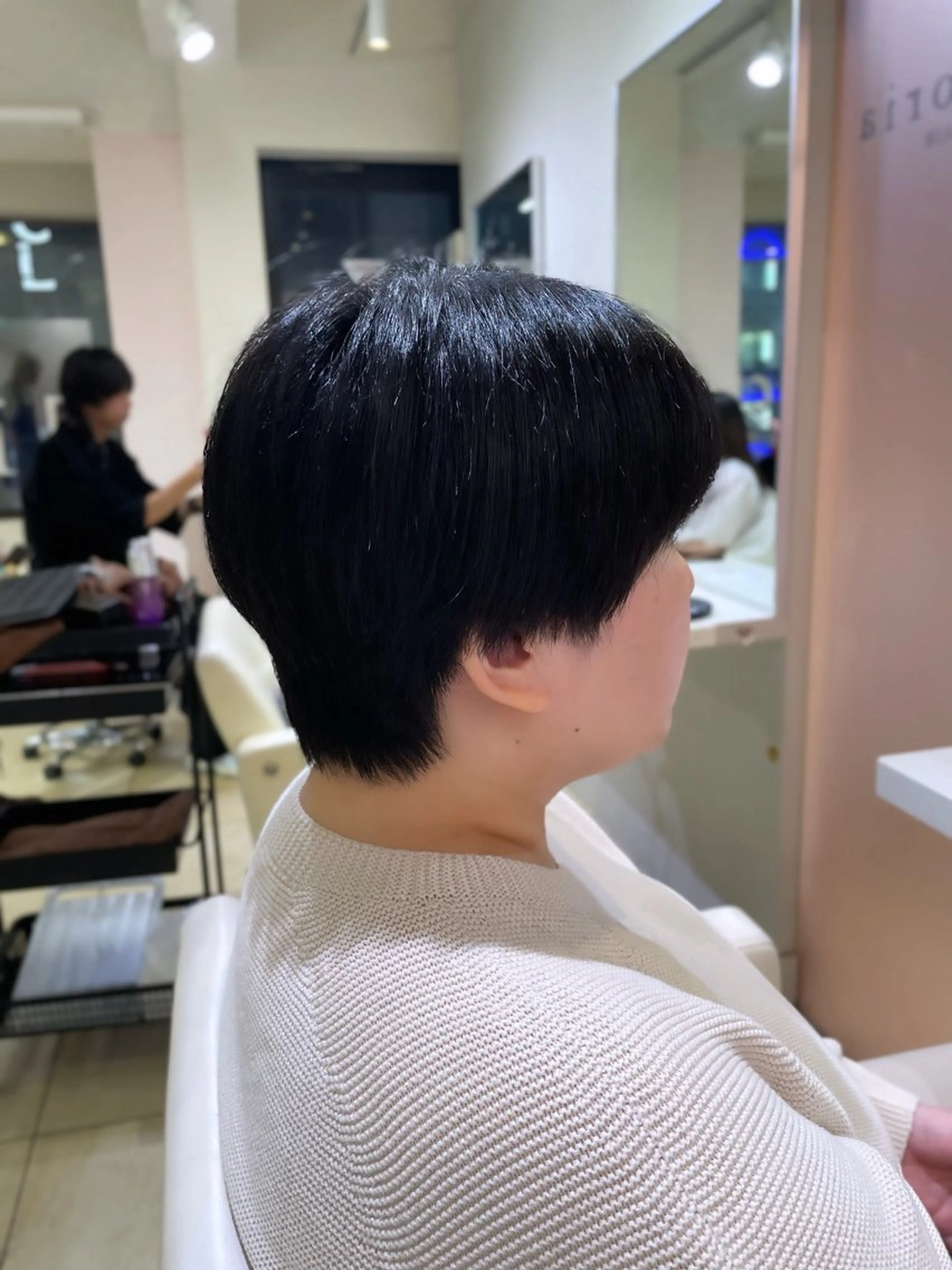 ショート Euphoria 新宿店所属・大人可愛いベージュ /ふたば🧸🌱のヘアスタイル