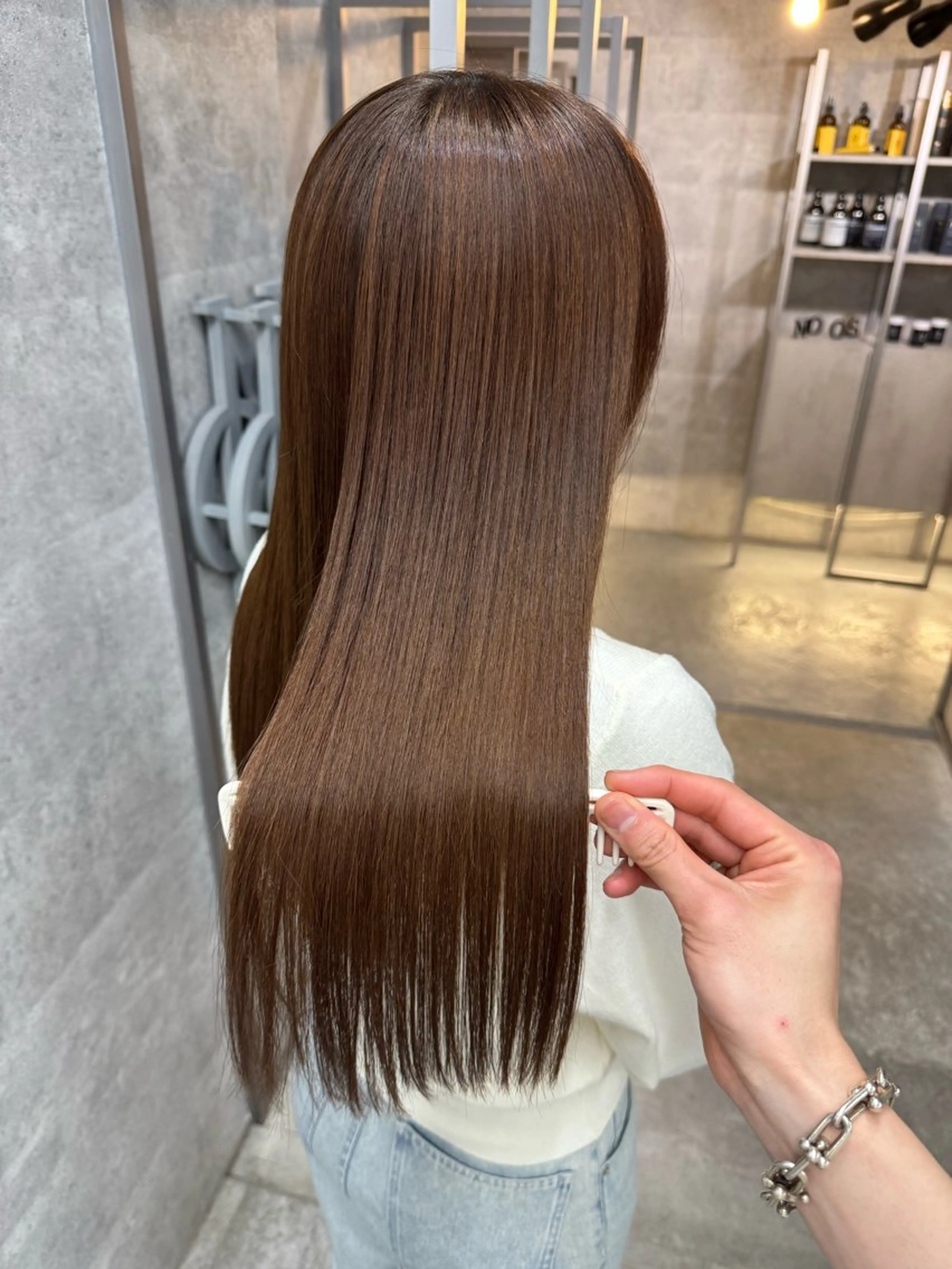 ロング 縮毛矯正 NOOS omotesando所属・お悩み改善あなたの" You"💚❤️💛のヘアスタイル