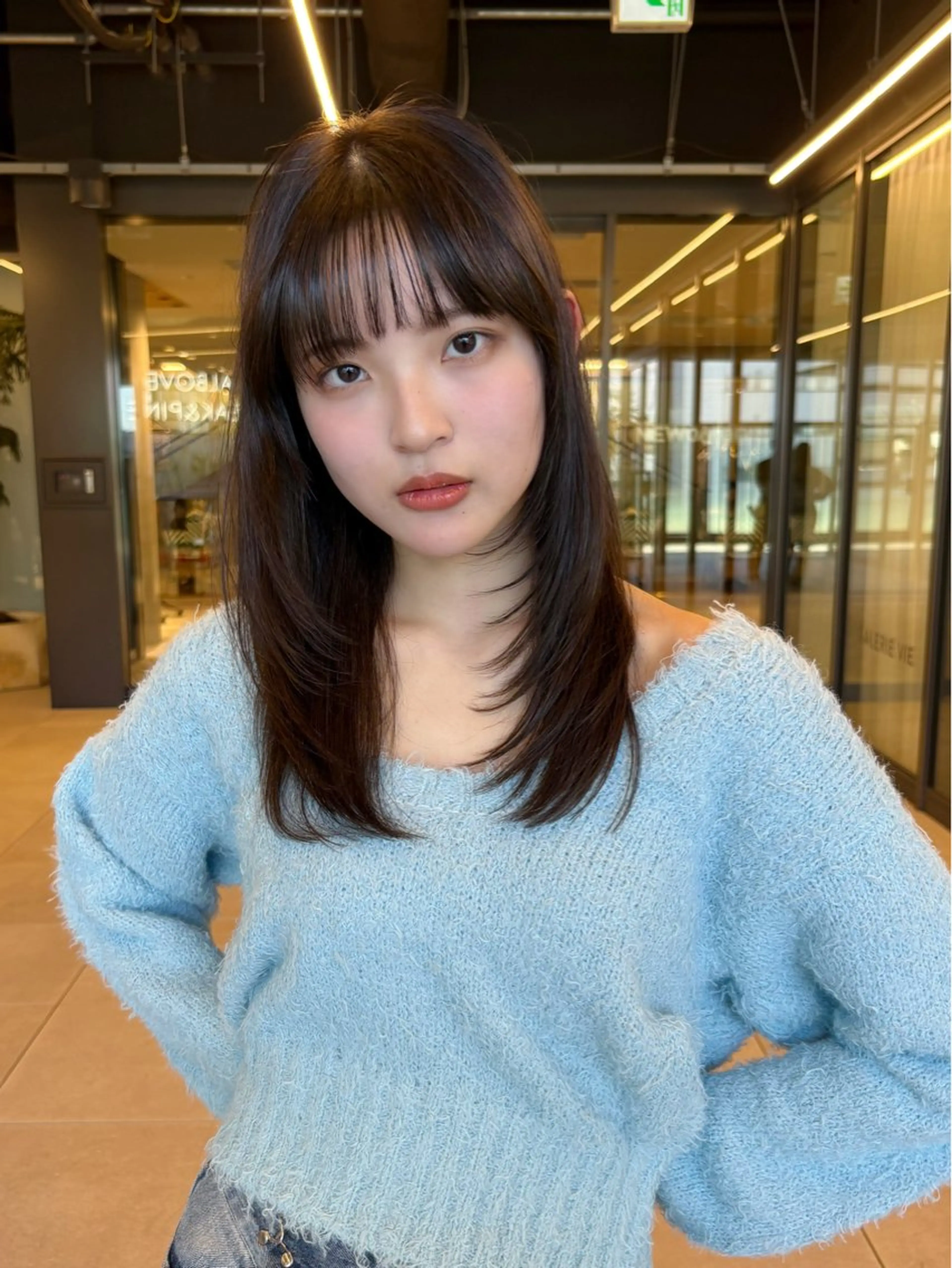 小顔似合わせカット➕透明感カラーの写真