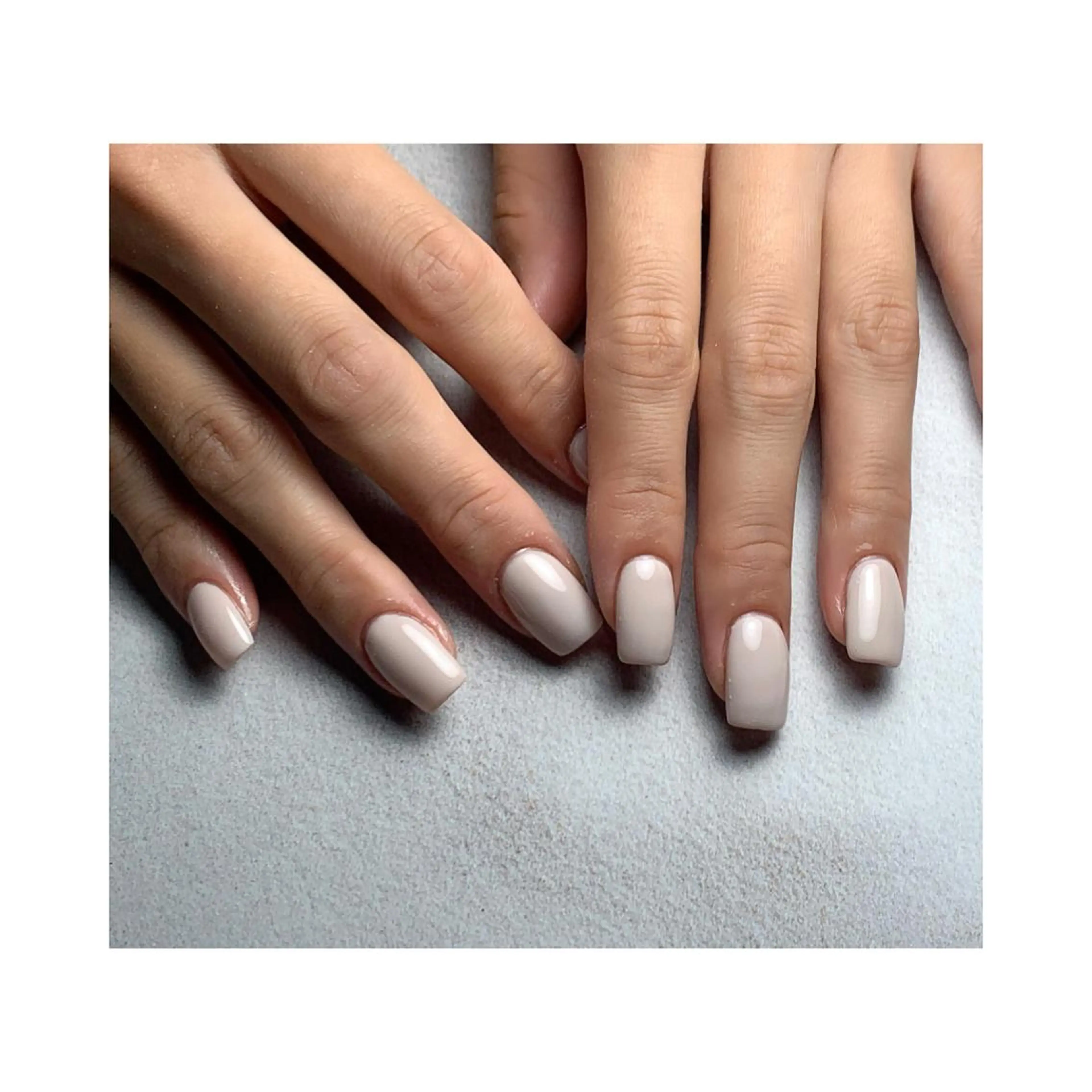 ロング ネイル ワンカラーネイル ハンドネイル KARMA salonのネイルデザイン