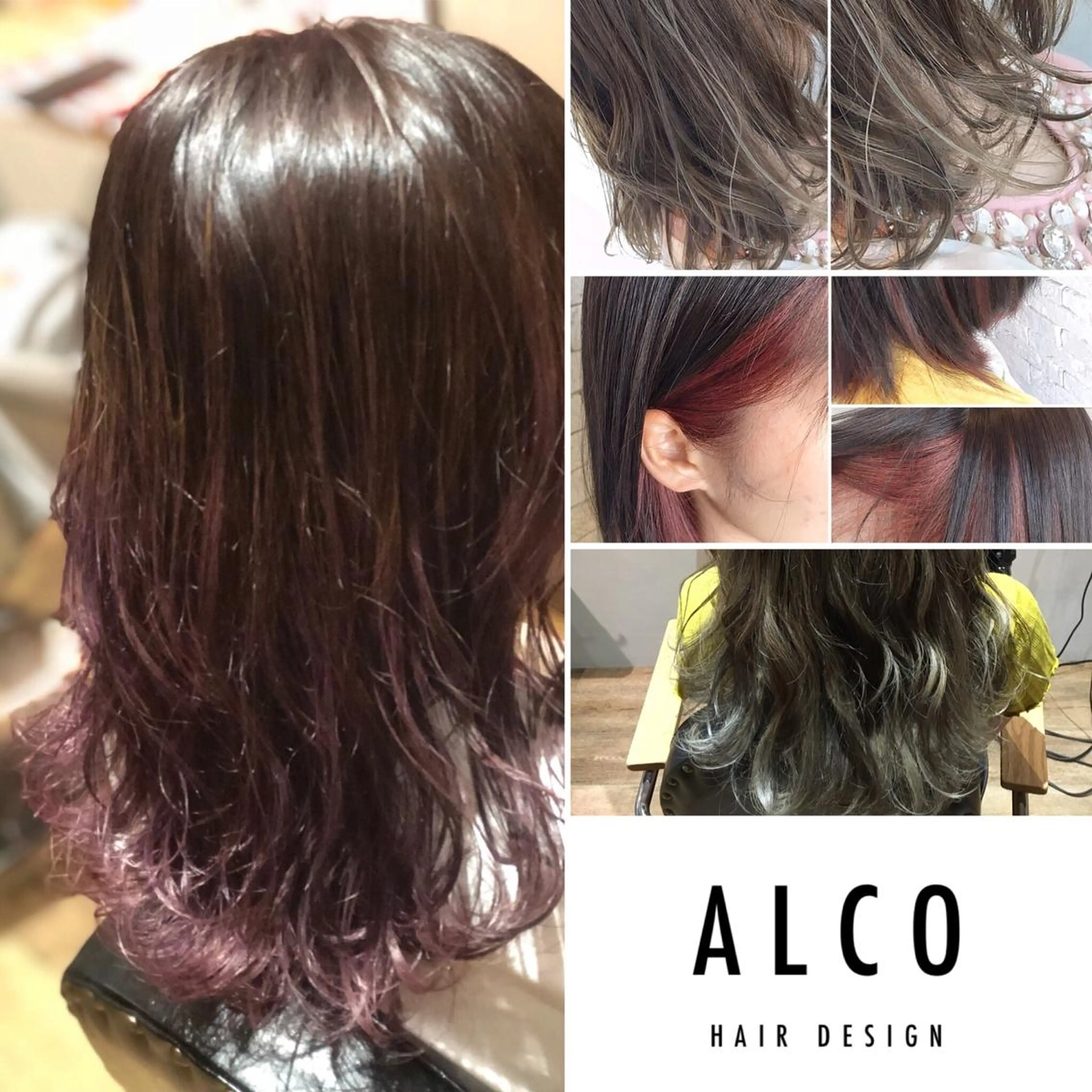 ミディアム カラー ヘアアレンジ ワタイショウタ 髪質改善✨眉毛サロンのヘアスタイル