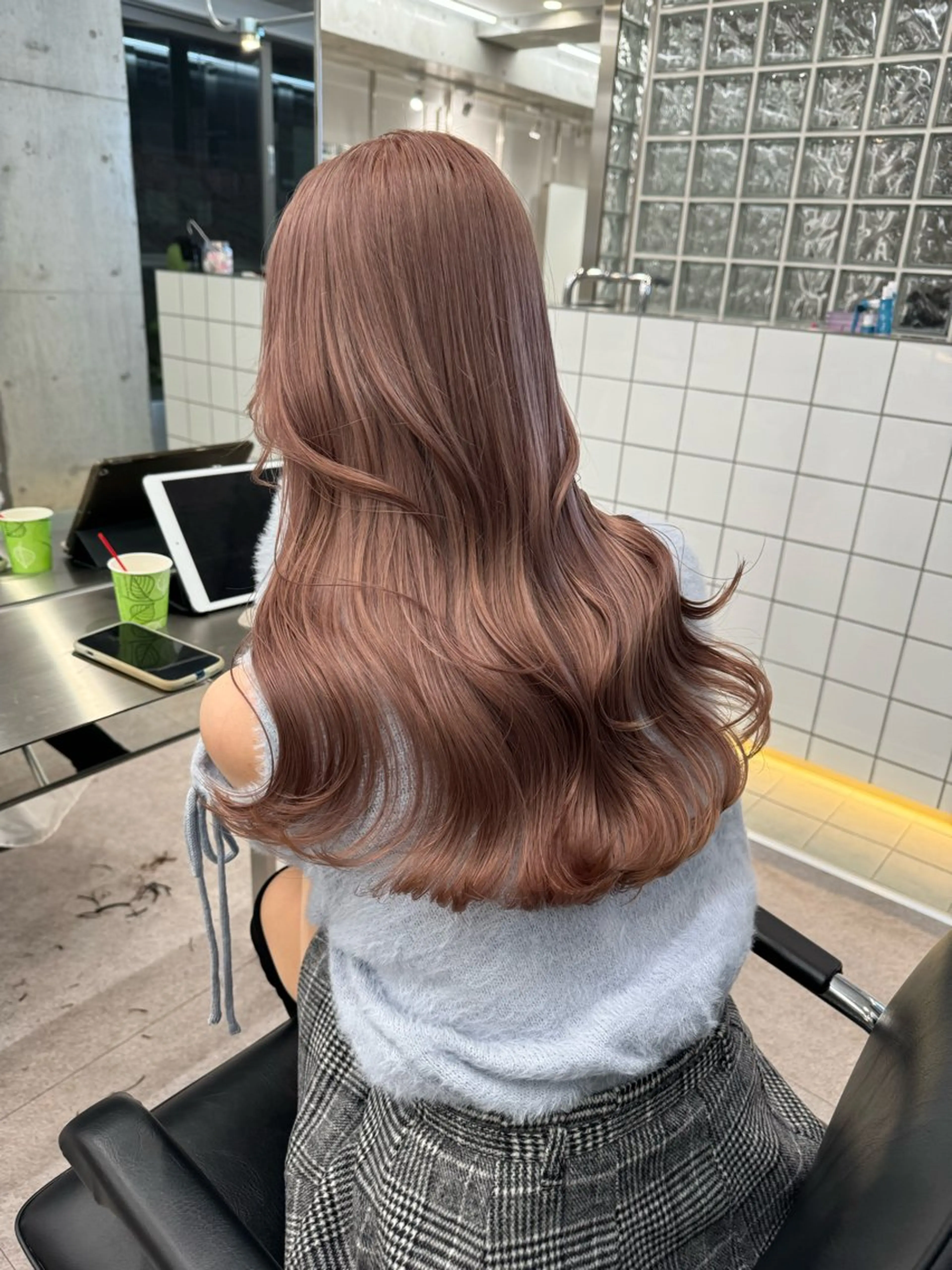 ロング カラー 藤平海音/fifth PARKのヘアスタイル