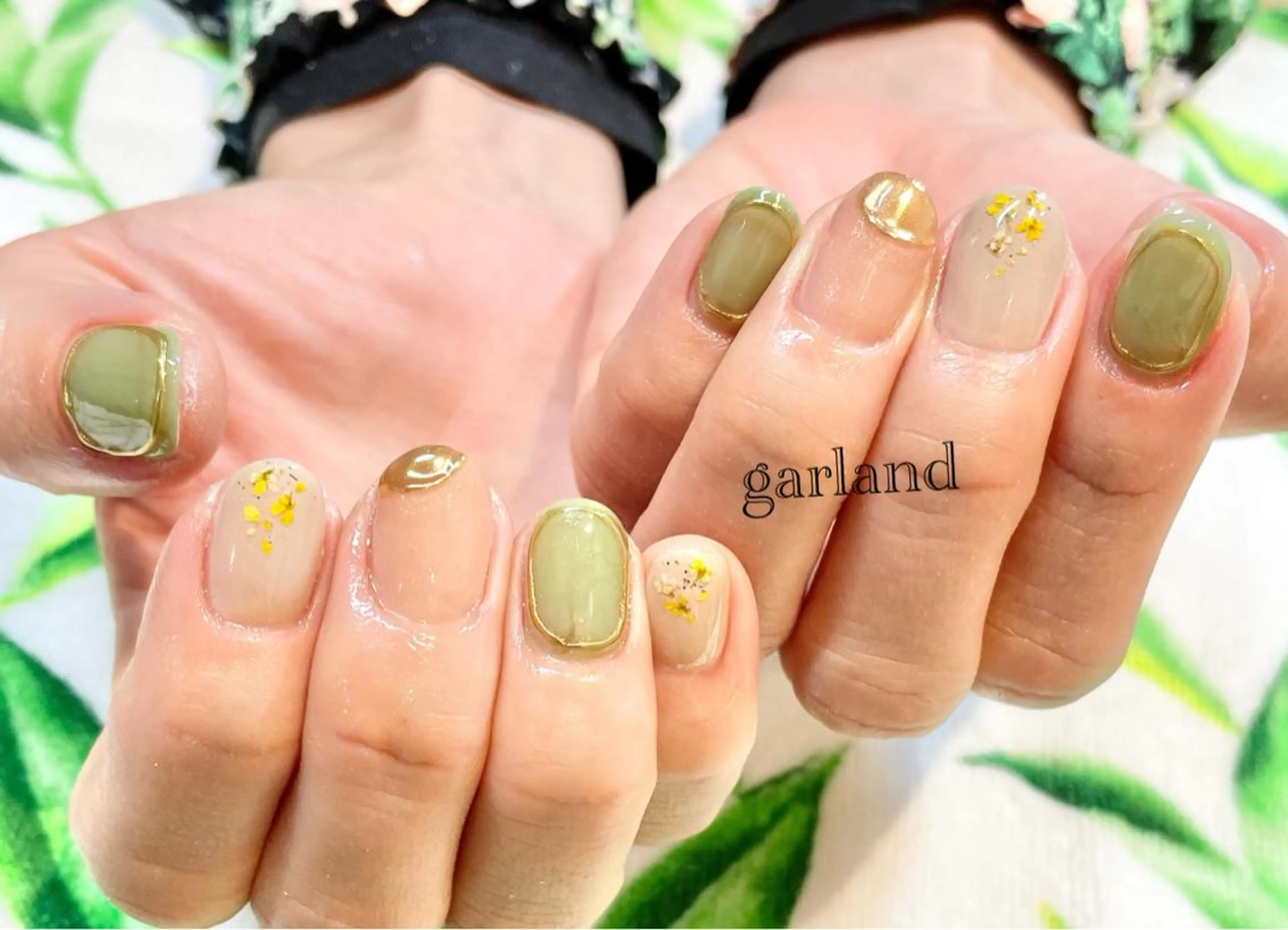 ネイル ハンドネイル Garland Nail.maoのネイルデザイン