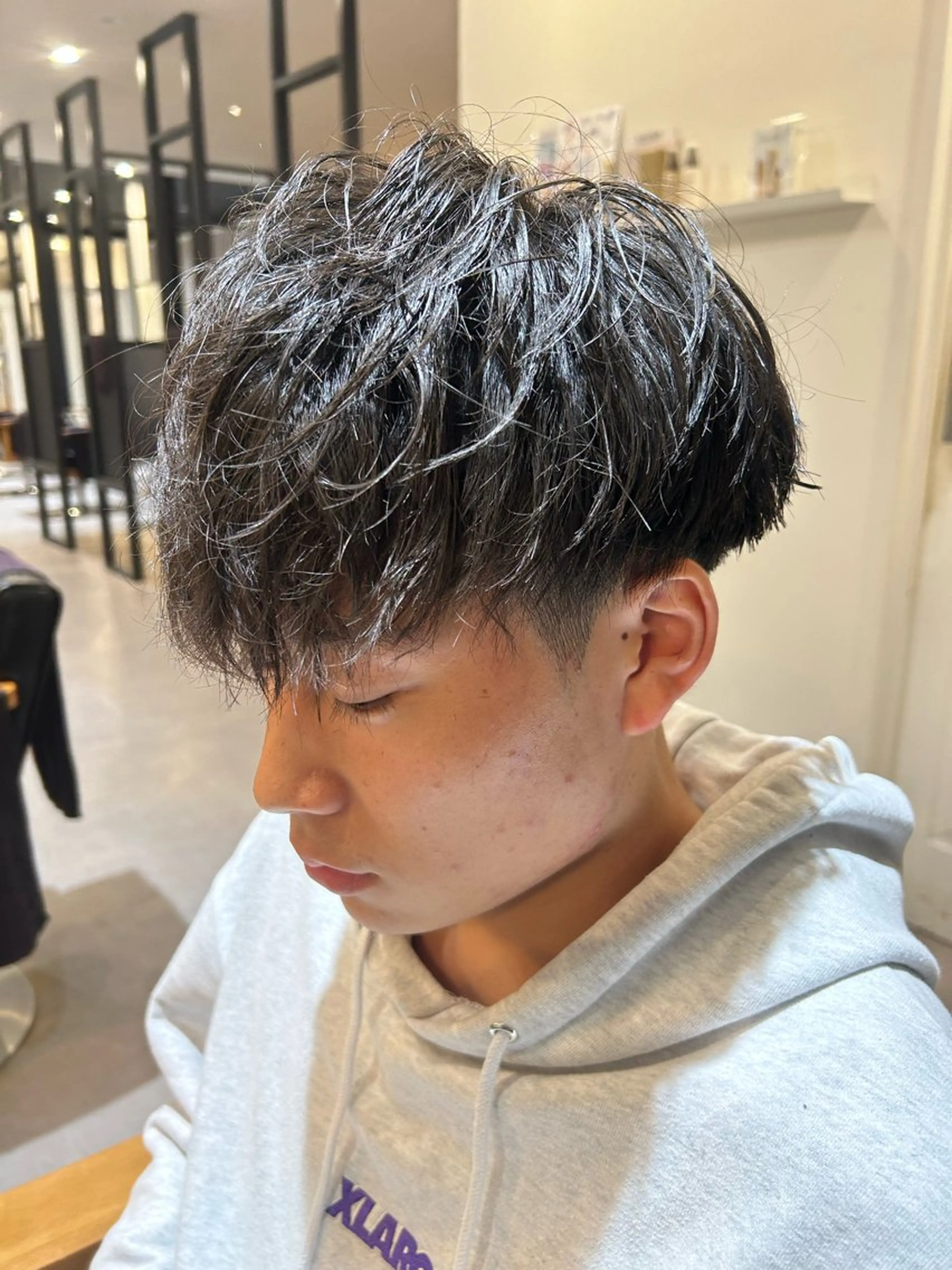 パーマ メンズ メンズパーマ ツイストスパイラルパーマ スパイラルパーマ L.E.M泉中央店所属・L.E.M泉中央 HARUNAのヘアスタイル