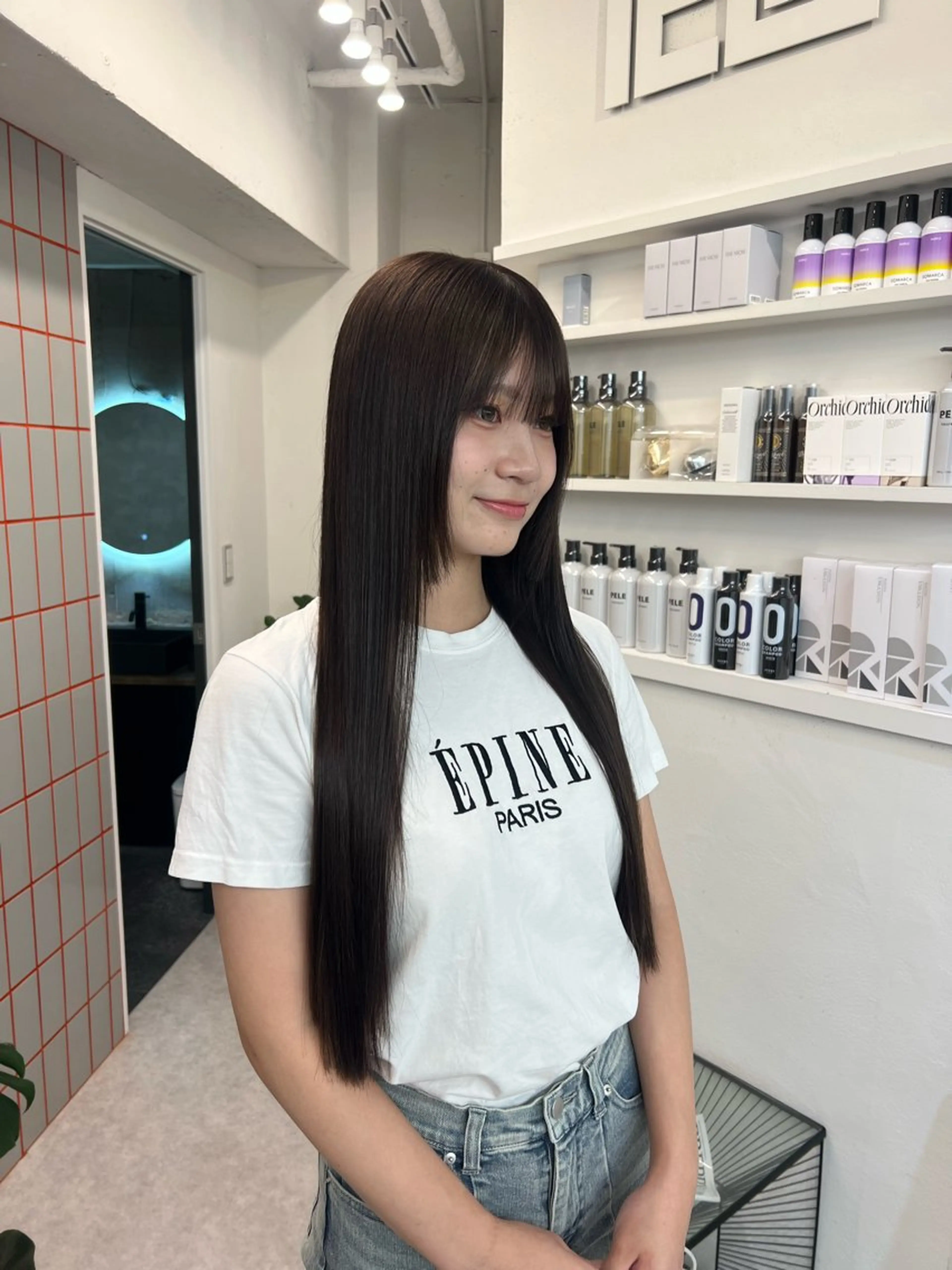 ロング カラー ブリーチ 透明感カラー ヘアカラー ハイトーン🐩/渋谷 yumekaのヘアスタイル