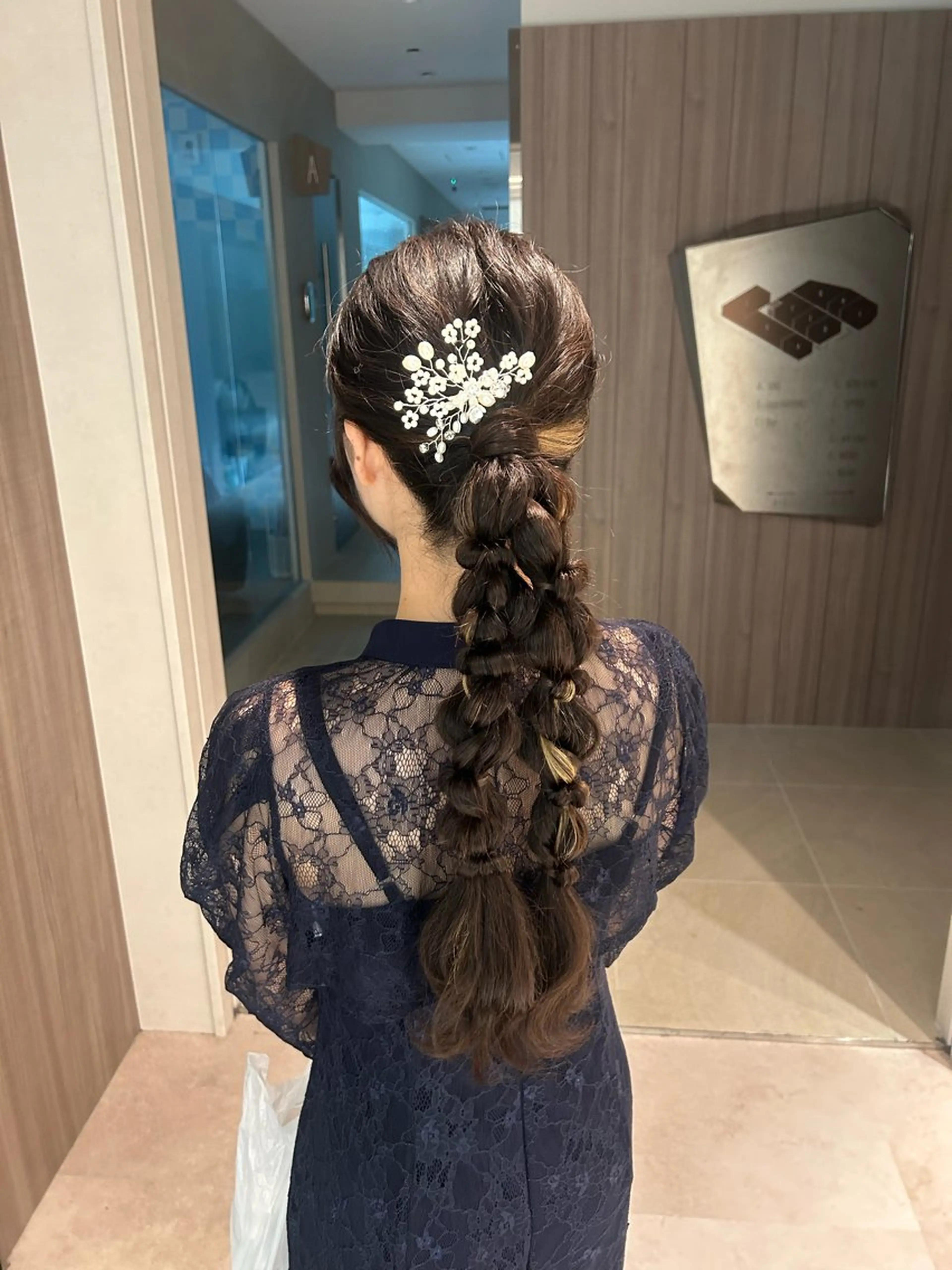 ロング ヘアセット 韓国girly hikariのヘアスタイル