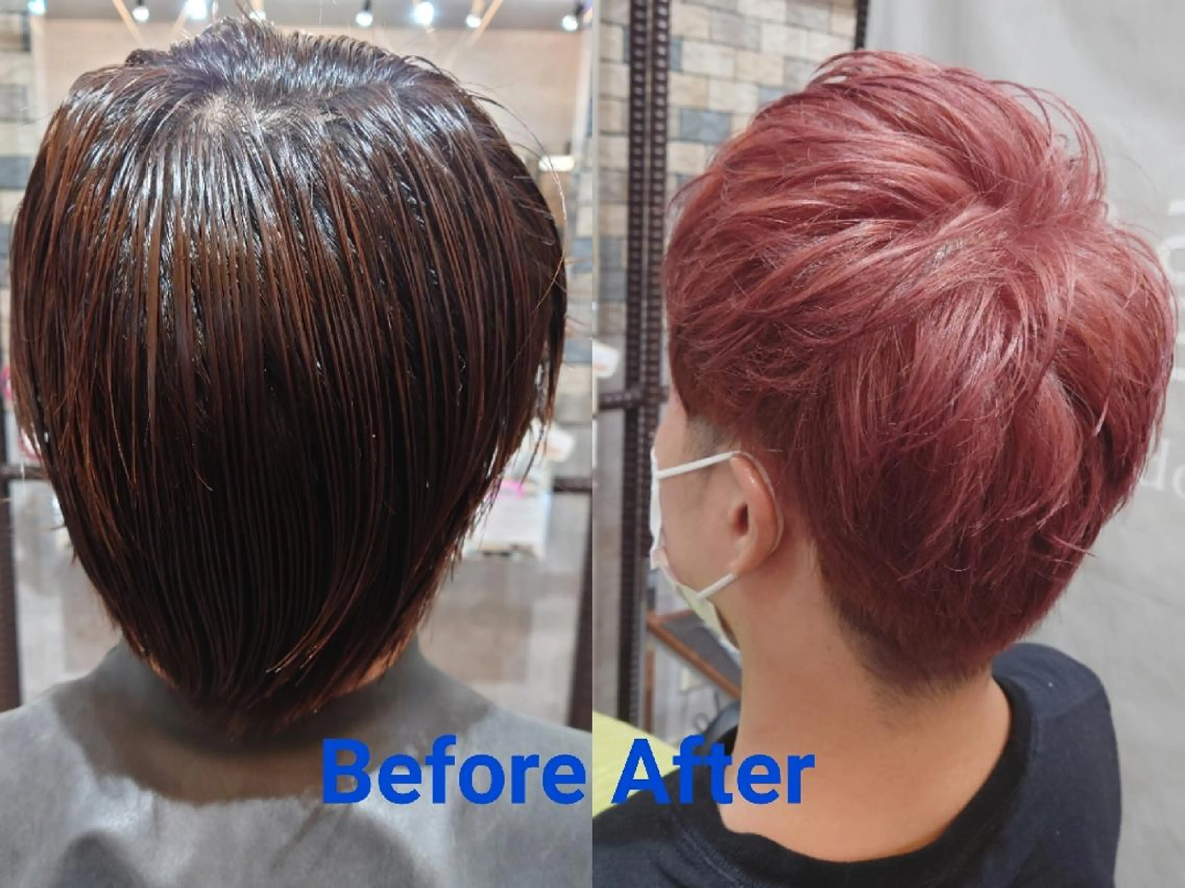 メンズ カラー カシス 浅野  勇貴のヘアスタイル