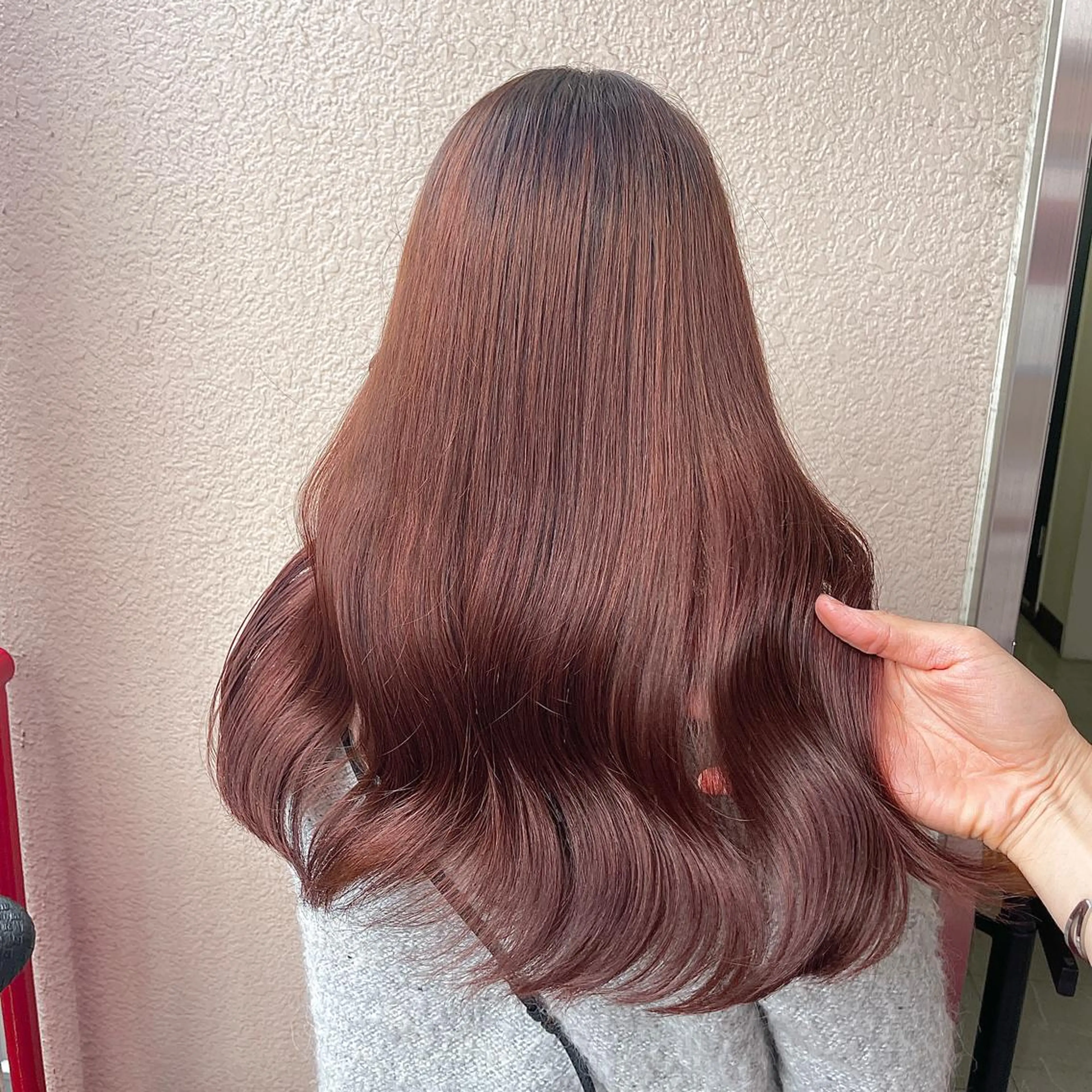 セミロング カラー カット ヘアカラー トリートメント layercut✂️ 韓国ヘア/髪質改善のヘアスタイル