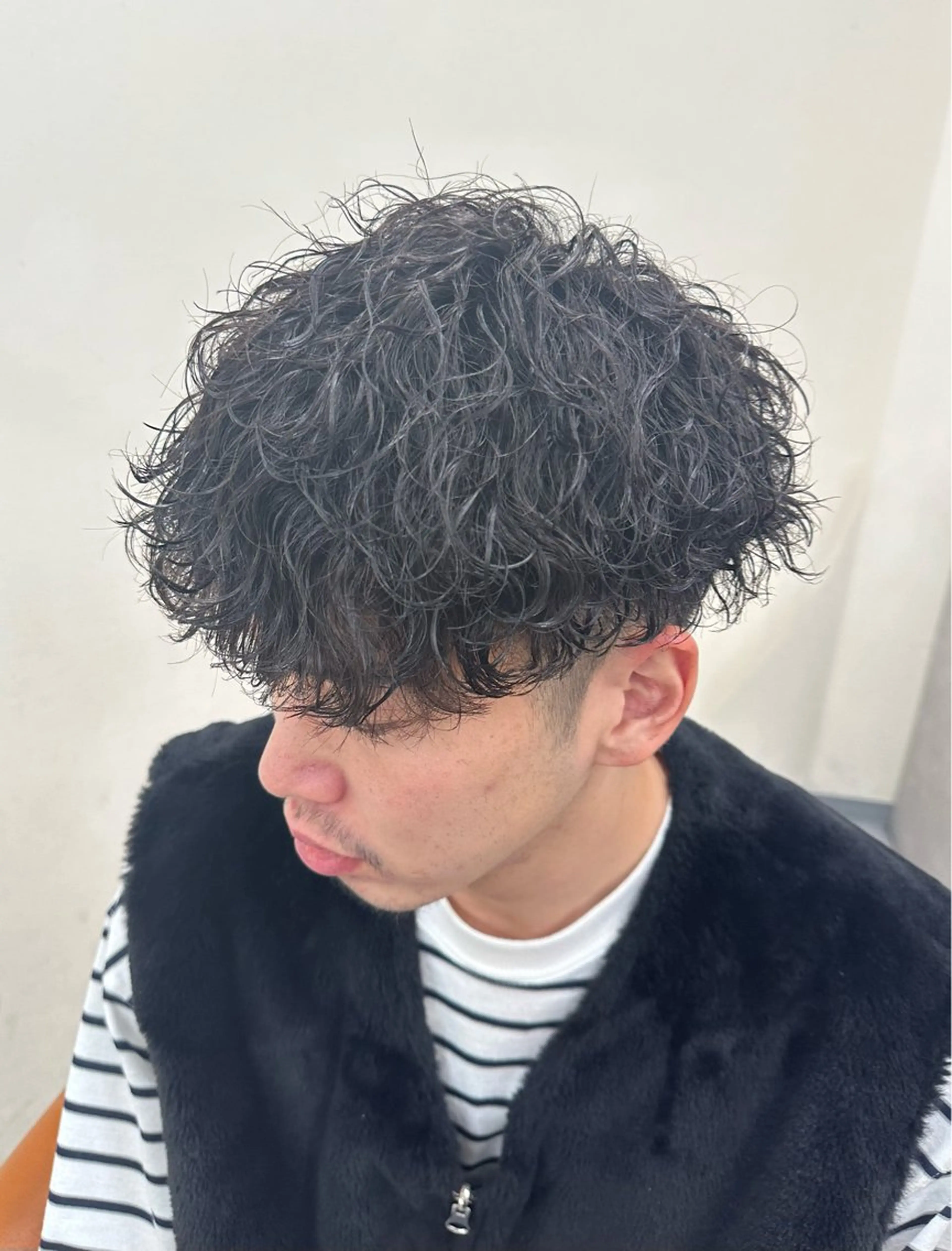 パーマ メンズ カット パーマ KING of hair by NOISM所属・梅田/メンズカット/ パーマ/秋本 大智のヘアスタイル