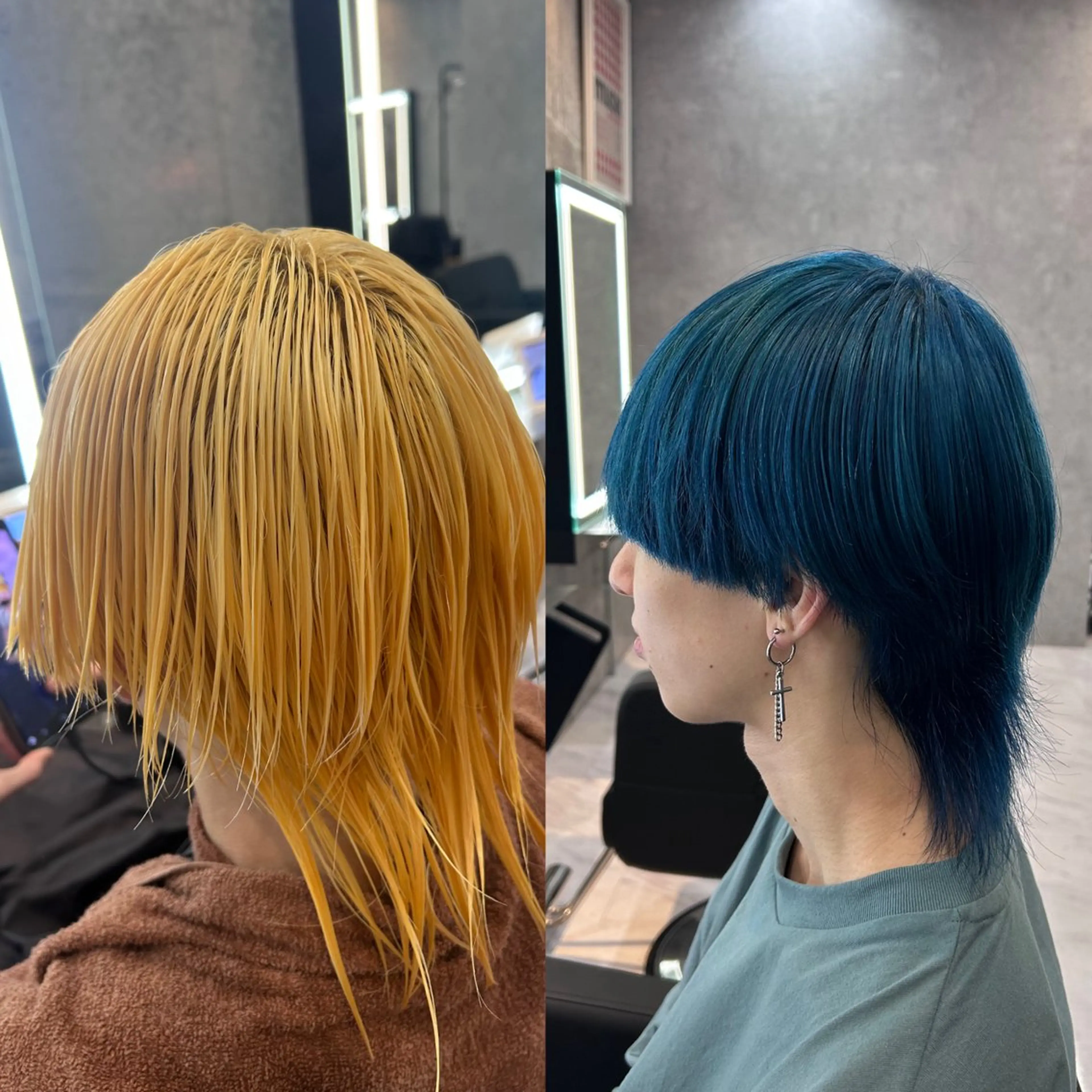 カラー メンズ ダブルカラー 似合わせカット🌿 【シン】のヘアスタイル