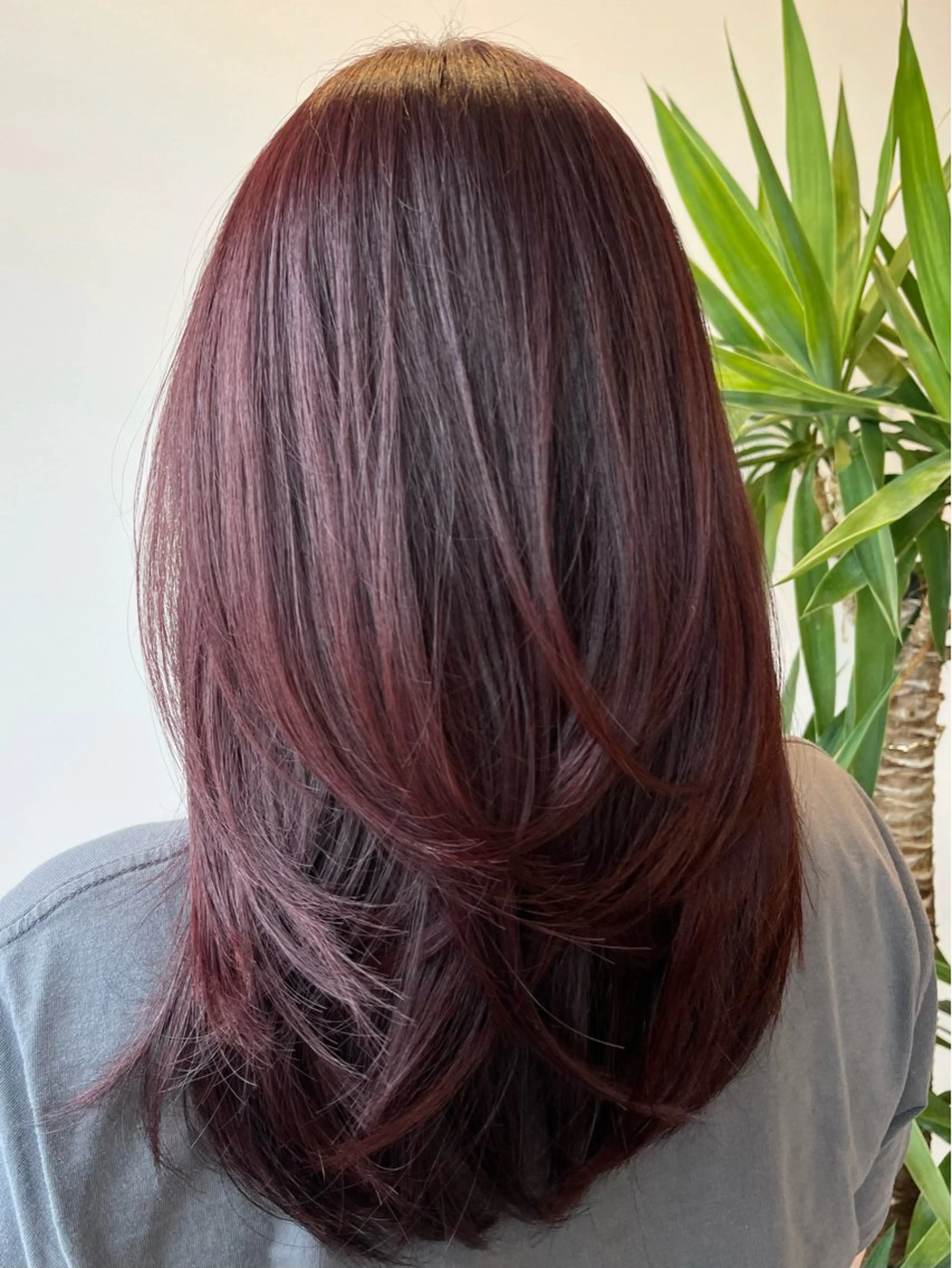 ミディアム カラー カット ヘアカラー トリートメント Che'ri所属・本物の髪質改善 ご提供◎Takakiのヘアスタイル