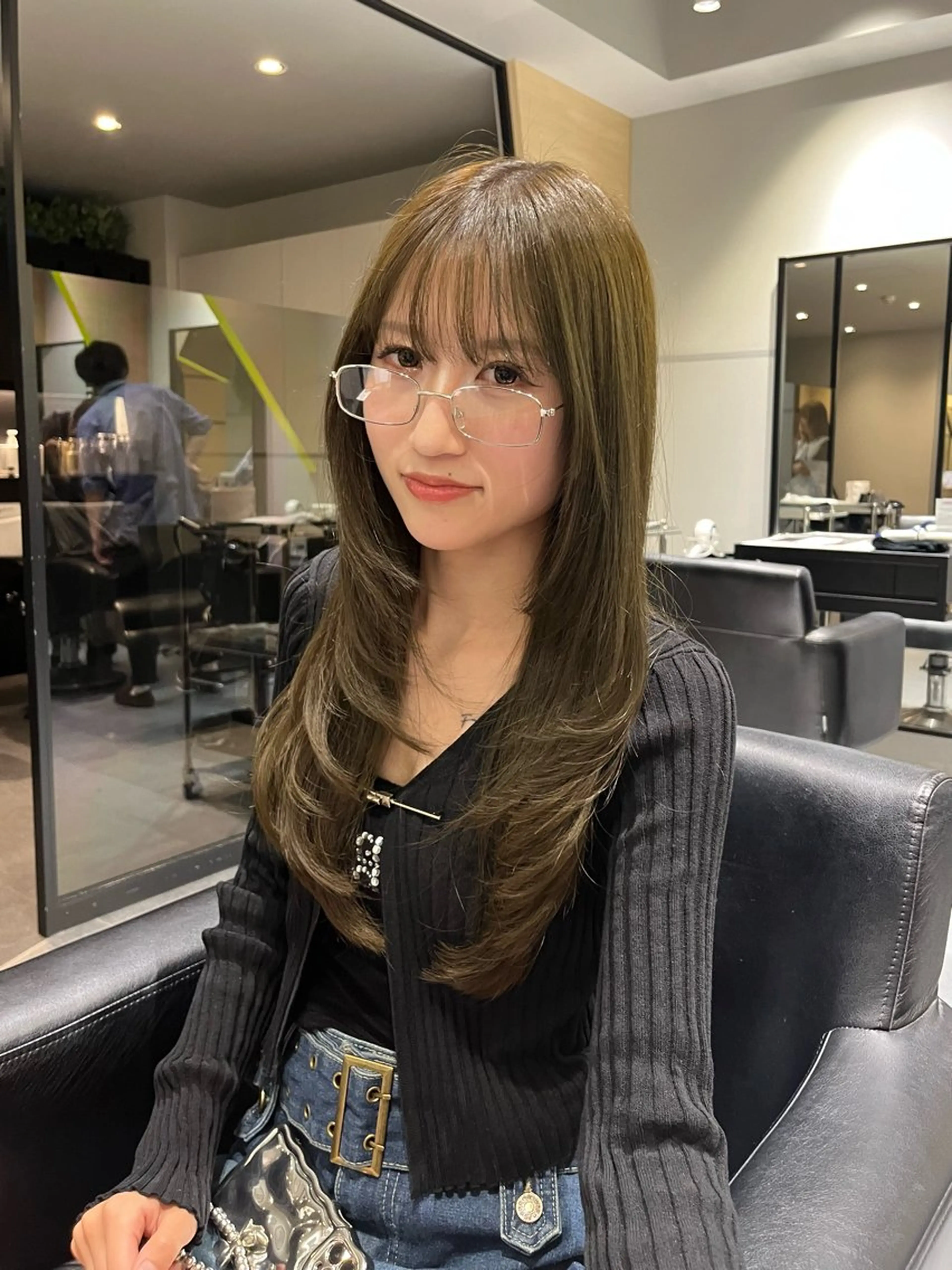ロング レイヤーカット カット 🟣金沢駅近covo SHUNNA🟣のヘアスタイル