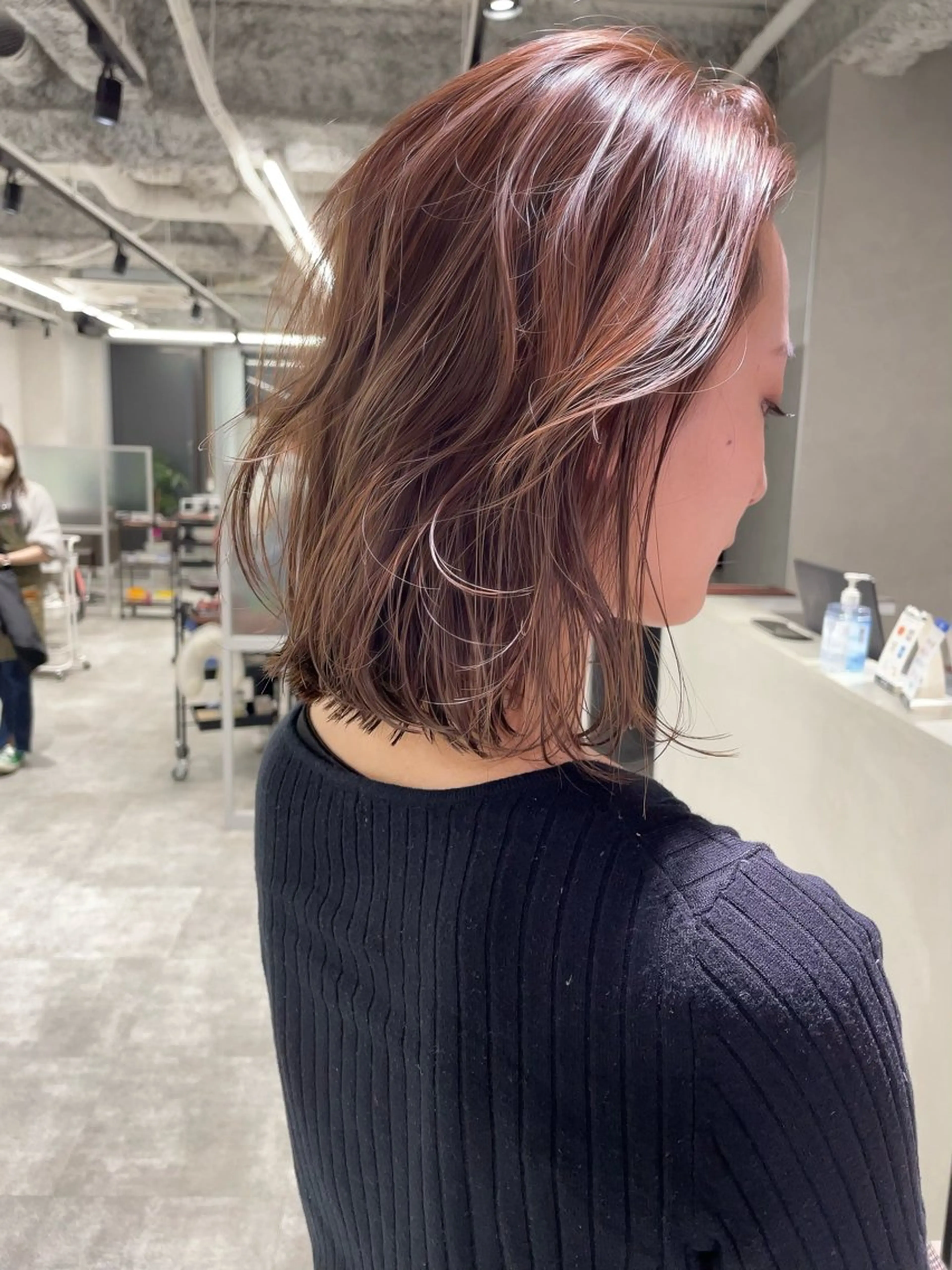 ミディアム 明松 功喜のヘアスタイル