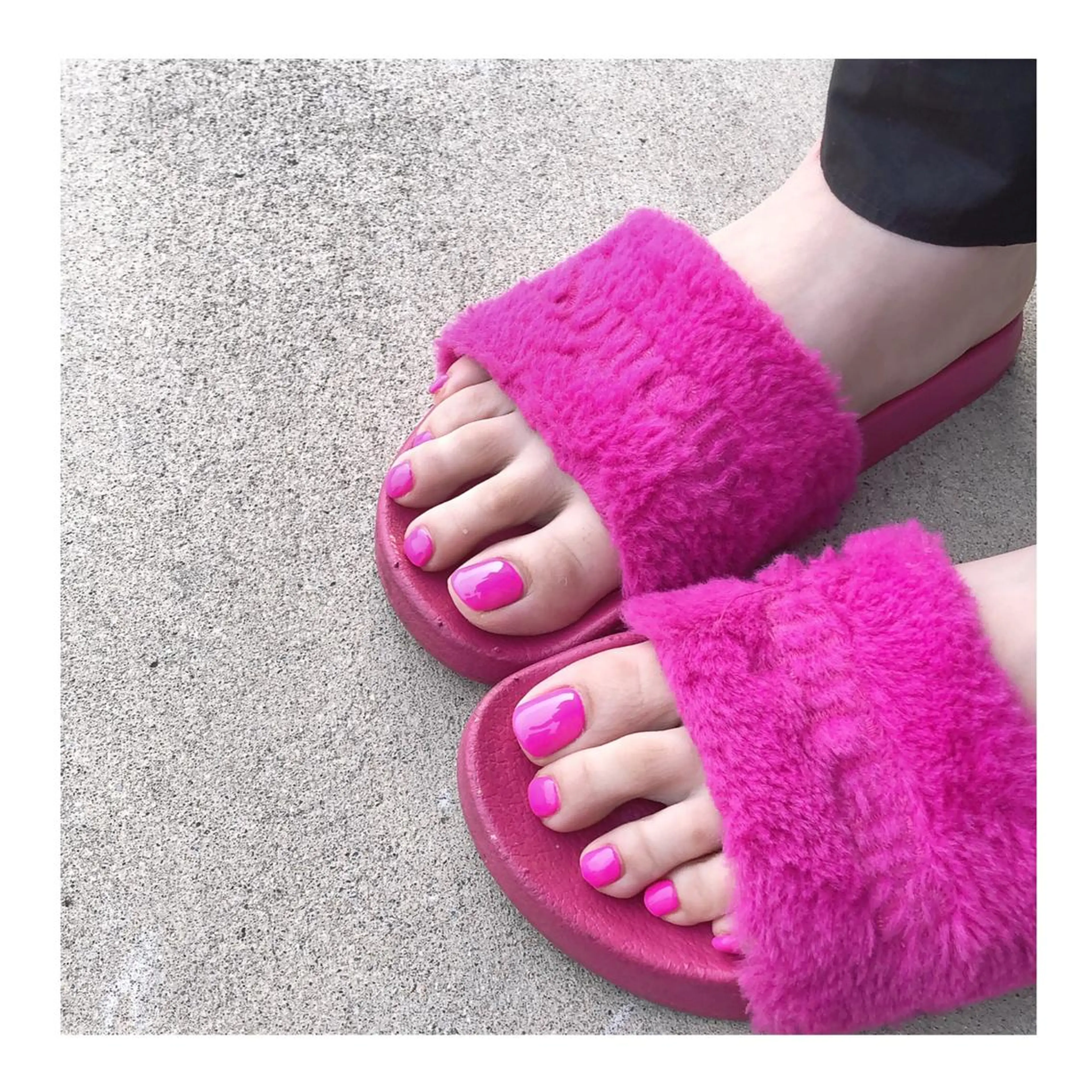 ☆foot👣ワンカラーの写真