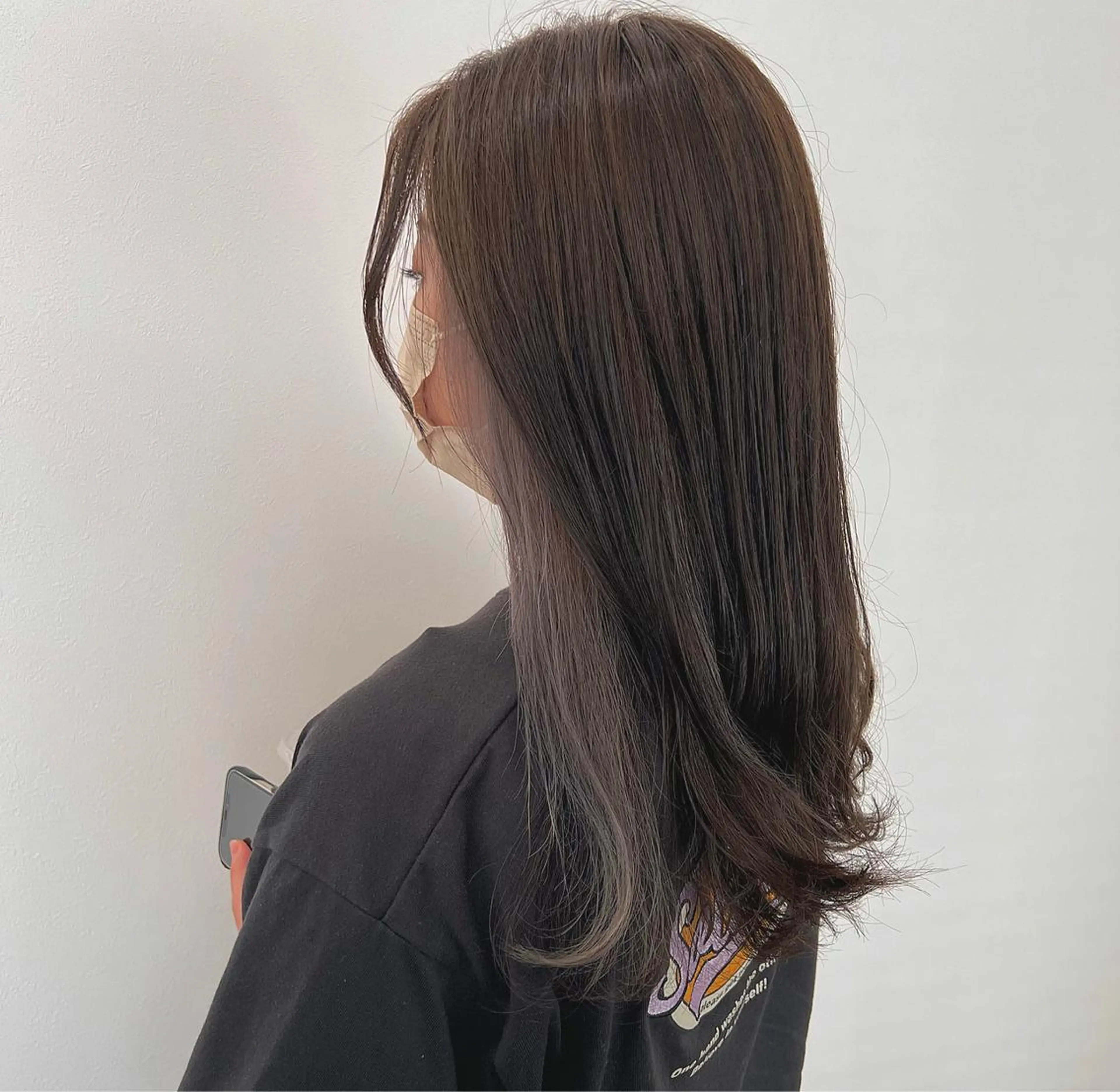 ロング カット ヘアカラー 切りっぱなしボブ 👩🏼ミニボブのヘアスタイル