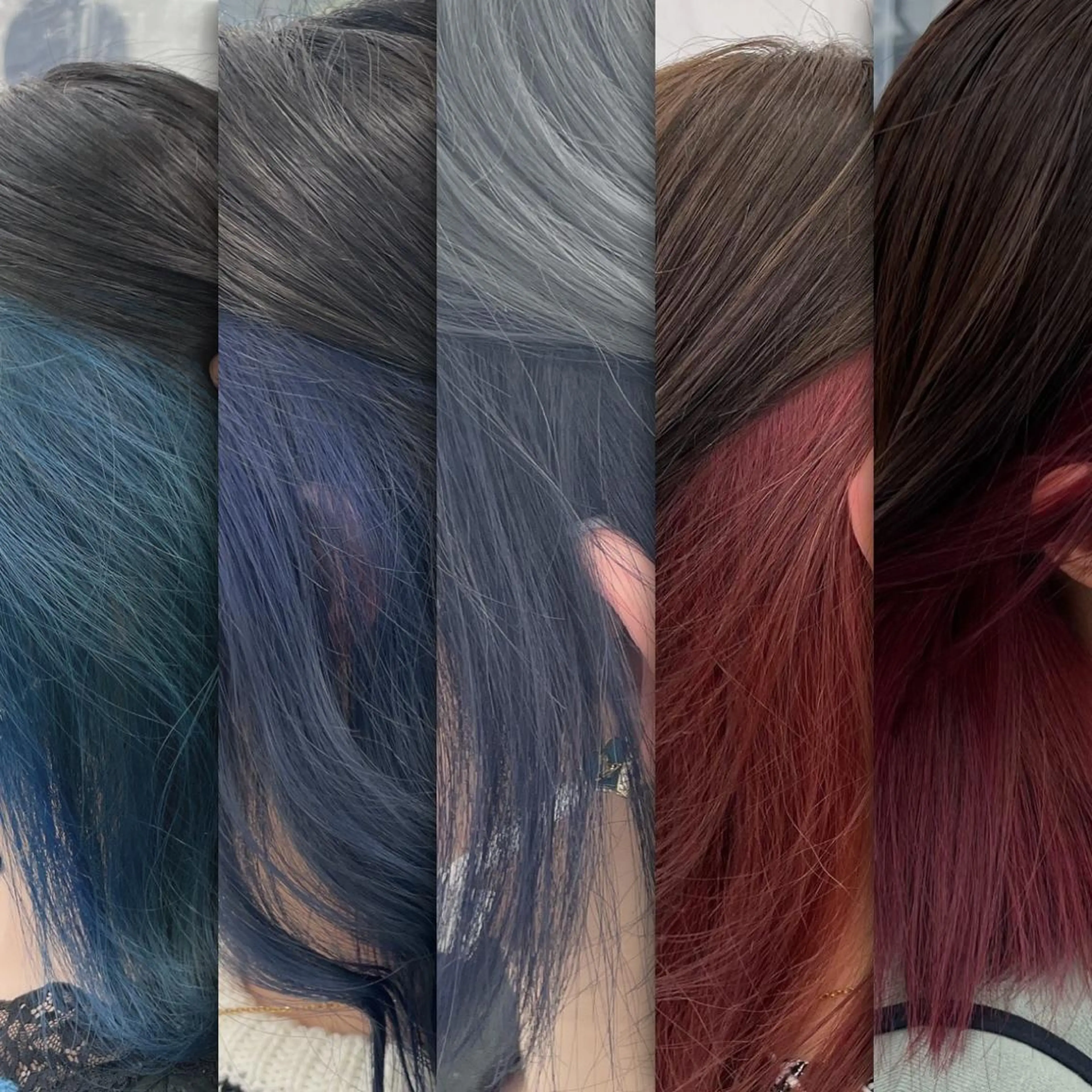 セミロング カラー ヘアカラー トリートメント 🫧ハイトーン🫧 ベージュ🫧徹哉のヘアスタイル