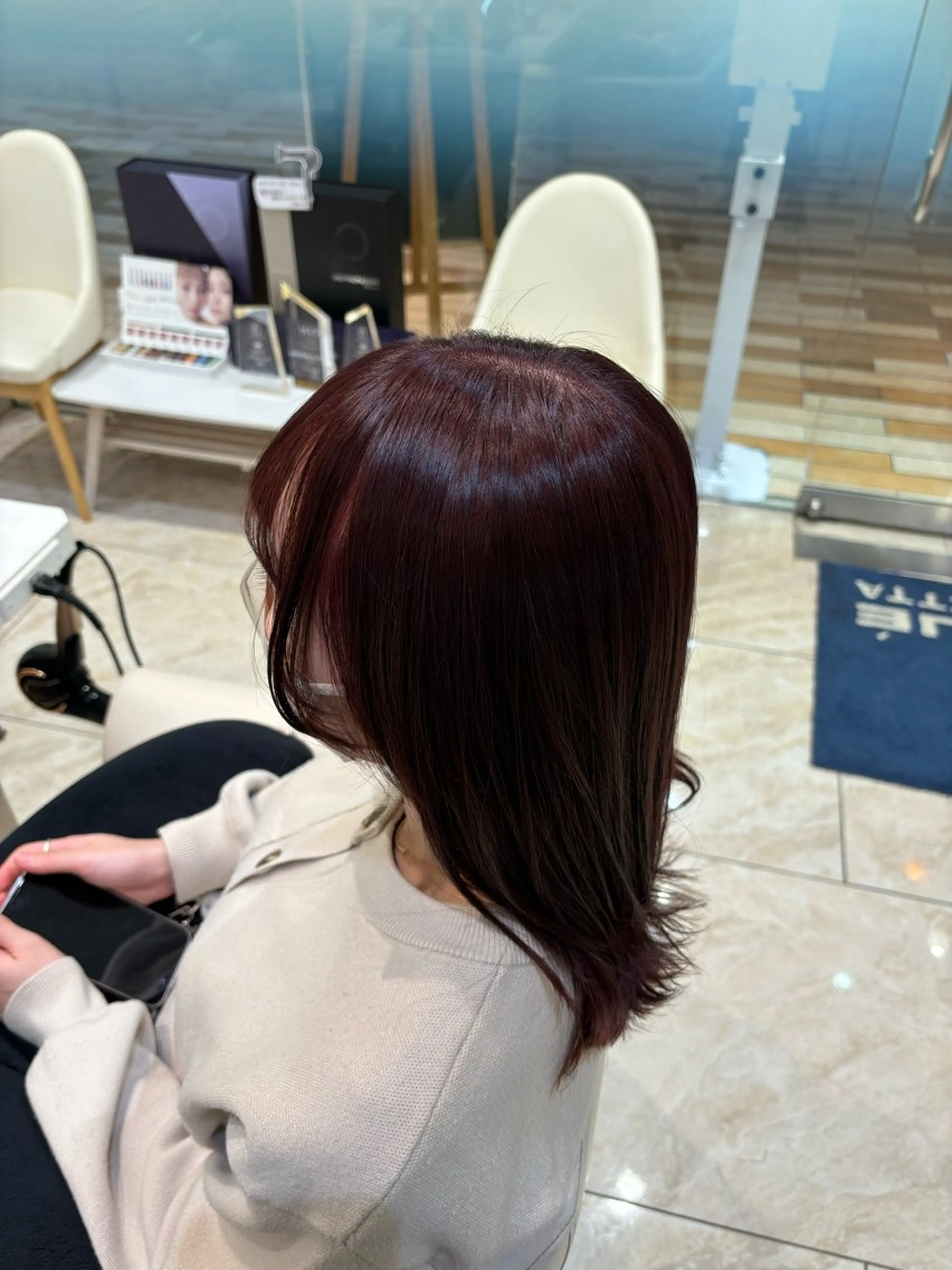 セミロング カラー ラベンダーカラー ピンクカラー ピンクラベンダー miho‪𓂃 ANNETTAのヘアスタイル