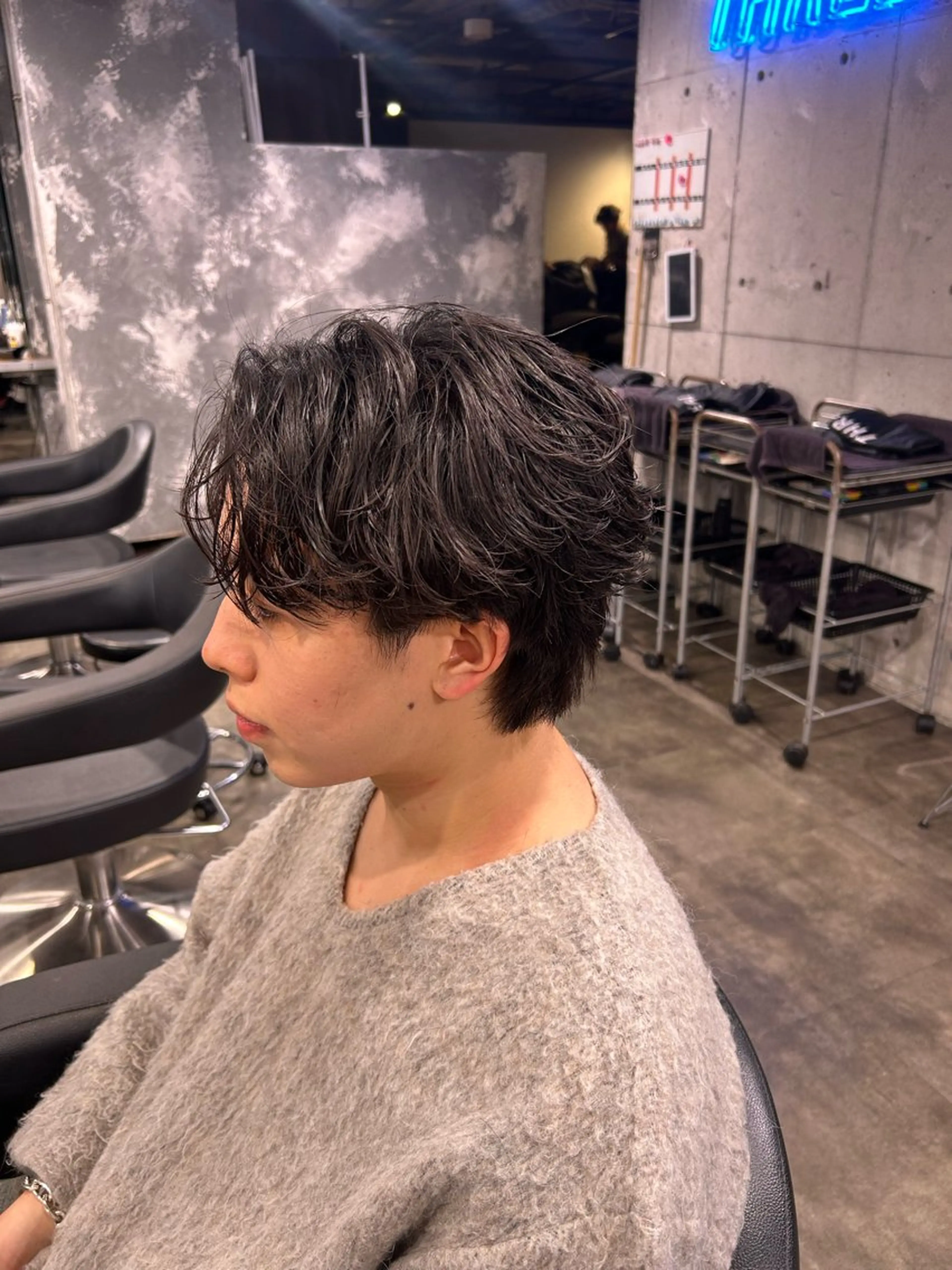 メンズ メンズパーマ カット パーマ メンズ特化美容師 💠チナツのヘアスタイル