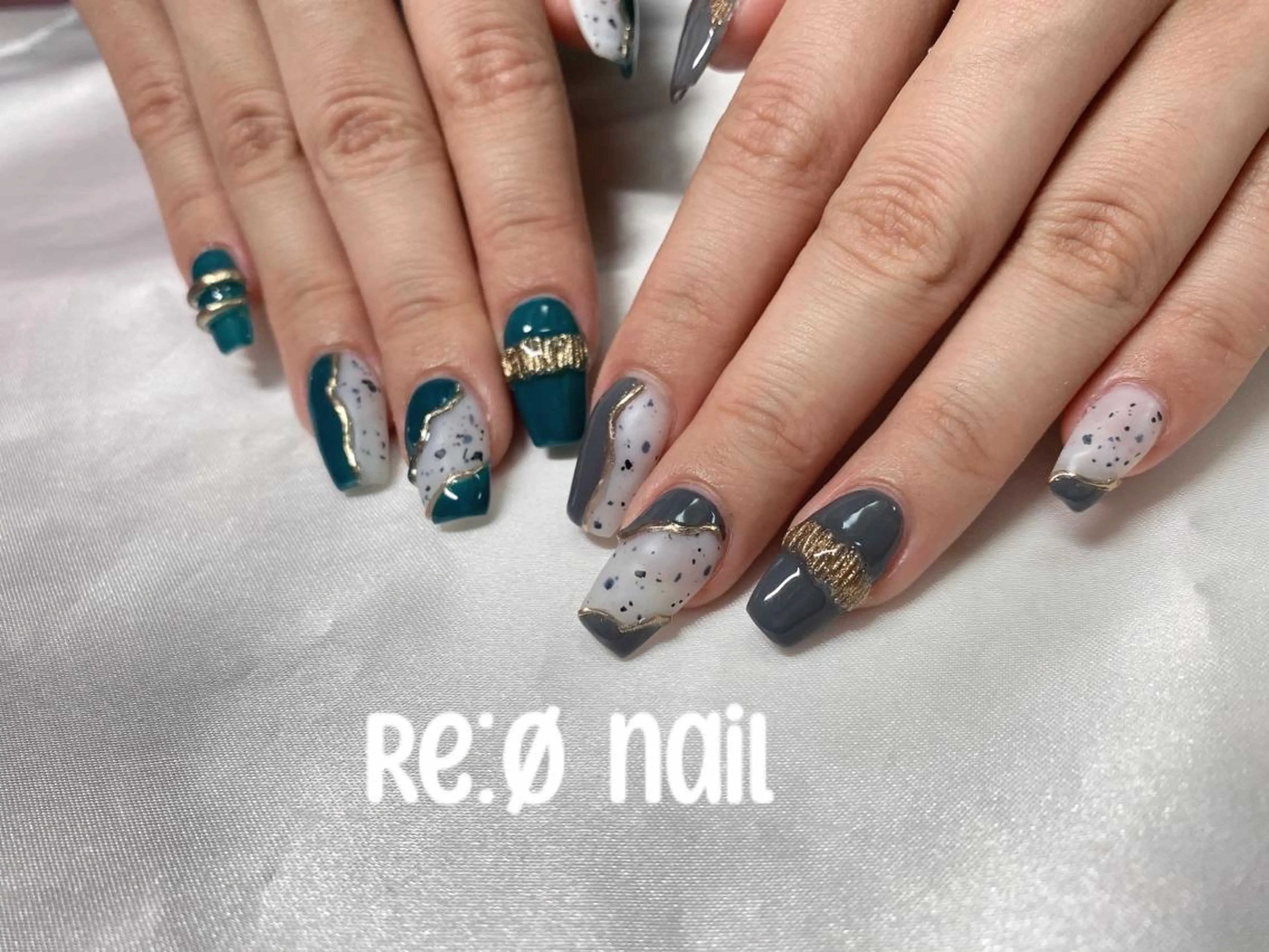 ネイル ハンドネイル Re:Ø nail 🩵TSUJIのネイルデザイン