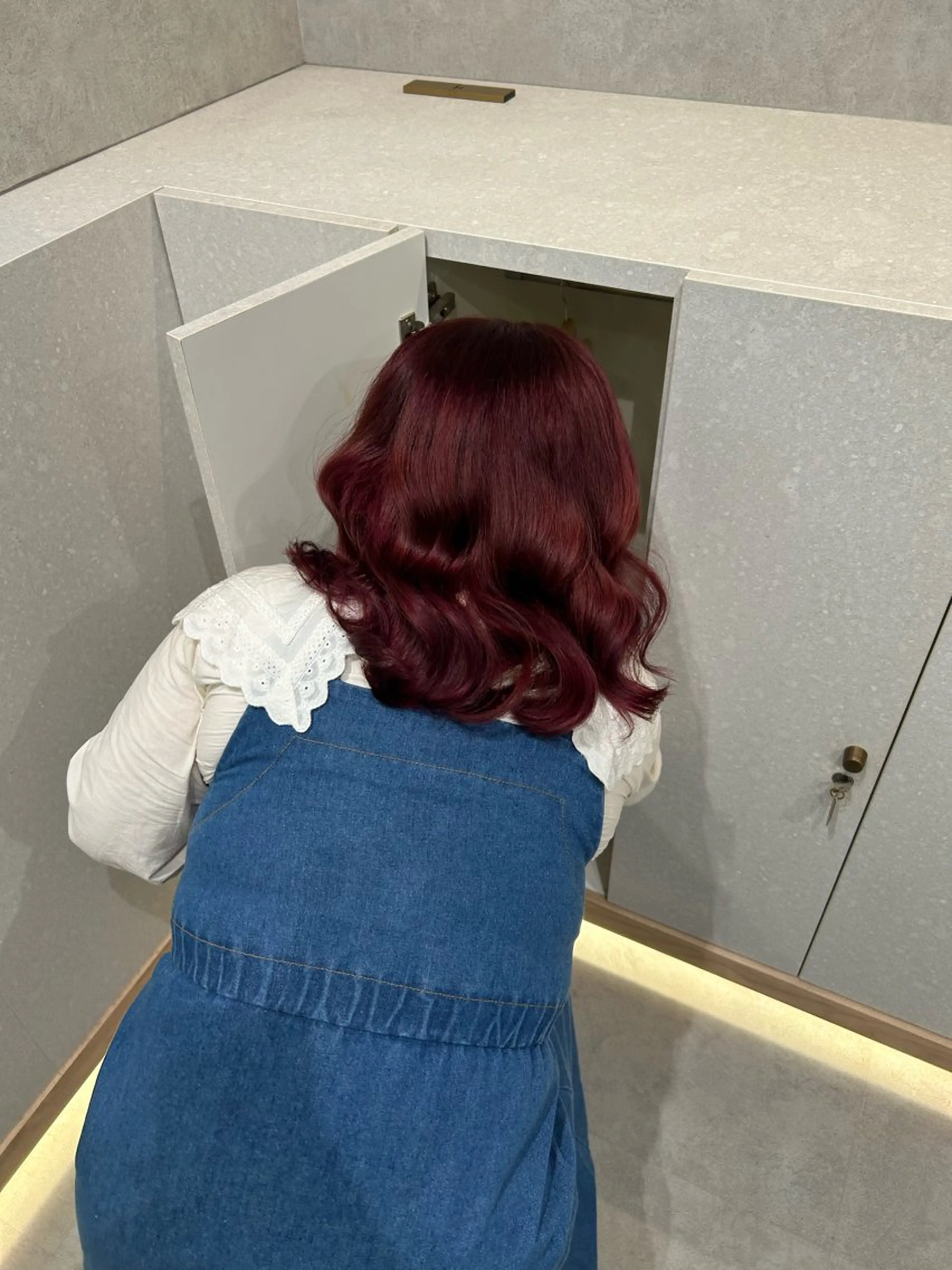 ミディアム カラー ダブルカラー ピンクカラー ヘアカラー yuina／🫧 艶感ダブルカラー🫧のヘアスタイル